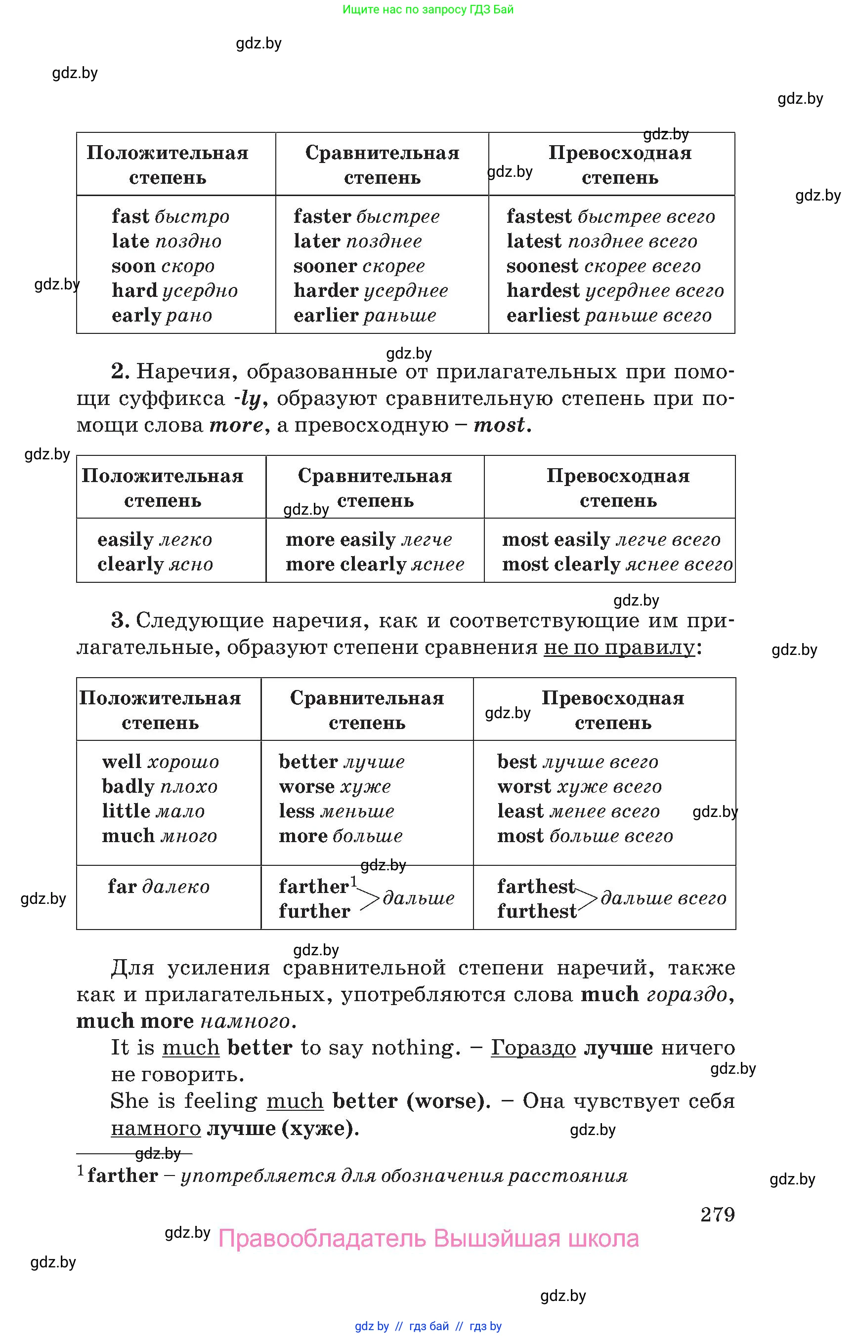 Английский язык (english), 9 класс Учебник (Student's book), авторы: Лапицкая Людмила Михайловна (Lapitskaya Ludmila), Демченко Наталья Валентиновна, Волков Андрей Валерьевич, Калишевич Алла Ивановна, Севрюкова Татьяна Юрьевна, Юхнель Наталья Валентиновна, издательство Вышэйшая школа, Минск, 2018, страница 279