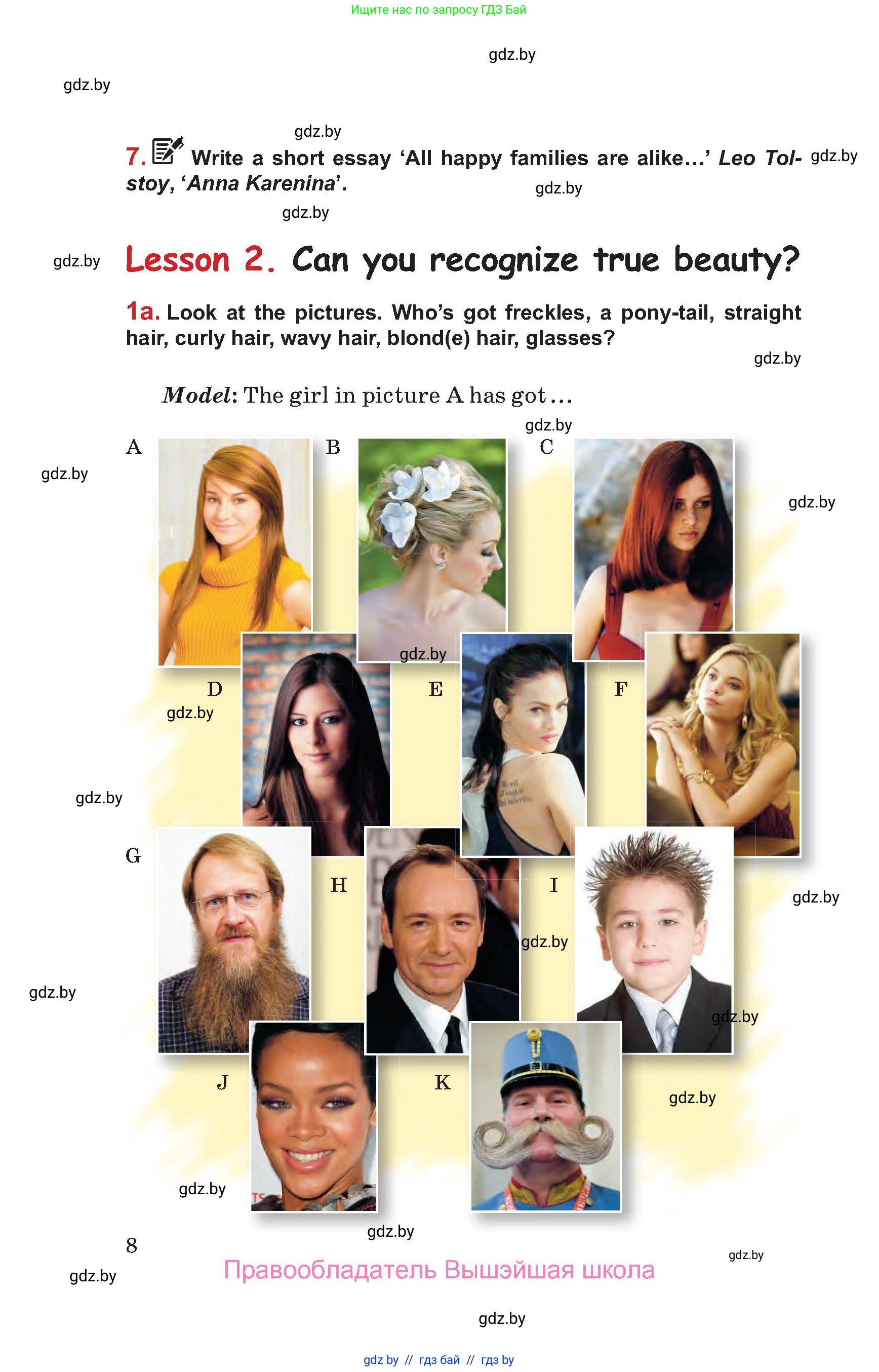 Английский язык (english), 9 класс Учебник (Student's book), авторы: Лапицкая Людмила Михайловна (Lapitskaya Ludmila), Демченко Наталья Валентиновна, Волков Андрей Валерьевич, Калишевич Алла Ивановна, Севрюкова Татьяна Юрьевна, Юхнель Наталья Валентиновна, издательство Вышэйшая школа, Минск, 2018, страница 8