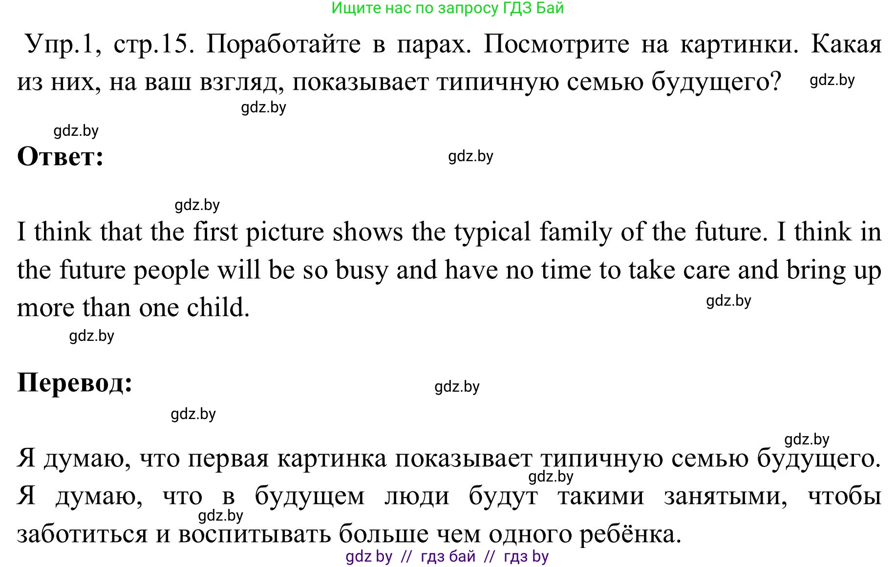 Английский язык (english), 9 класс Учебник (Student's book), авторы: Лапицкая Людмила Михайловна (Lapitskaya Ludmila), Демченко Наталья Валентиновна, Волков Андрей Валерьевич, Калишевич Алла Ивановна, Севрюкова Татьяна Юрьевна, Юхнель Наталья Валентиновна, издательство Вышэйшая школа, Минск, 2018, страница 15, номер 1, Решение 2