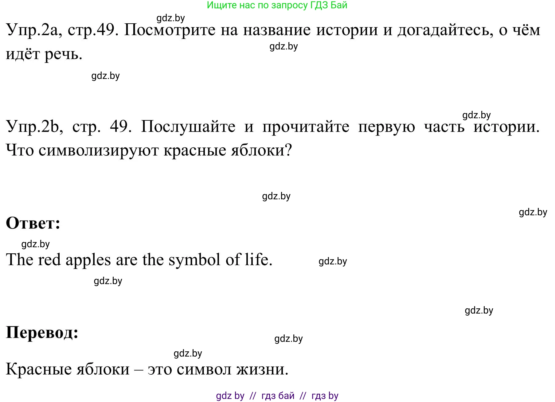 Английский язык (english), 9 класс Учебник (Student's book), авторы: Лапицкая Людмила Михайловна (Lapitskaya Ludmila), Демченко Наталья Валентиновна, Волков Андрей Валерьевич, Калишевич Алла Ивановна, Севрюкова Татьяна Юрьевна, Юхнель Наталья Валентиновна, издательство Вышэйшая школа, Минск, 2018, страница 49, номер 2, Решение 2