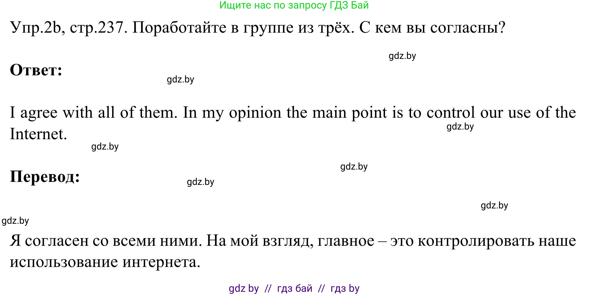 Английский язык (english), 9 класс Учебник (Student's book), авторы: Лапицкая Людмила Михайловна (Lapitskaya Ludmila), Демченко Наталья Валентиновна, Волков Андрей Валерьевич, Калишевич Алла Ивановна, Севрюкова Татьяна Юрьевна, Юхнель Наталья Валентиновна, издательство Вышэйшая школа, Минск, 2018, страница 234, номер 2, Решение 2