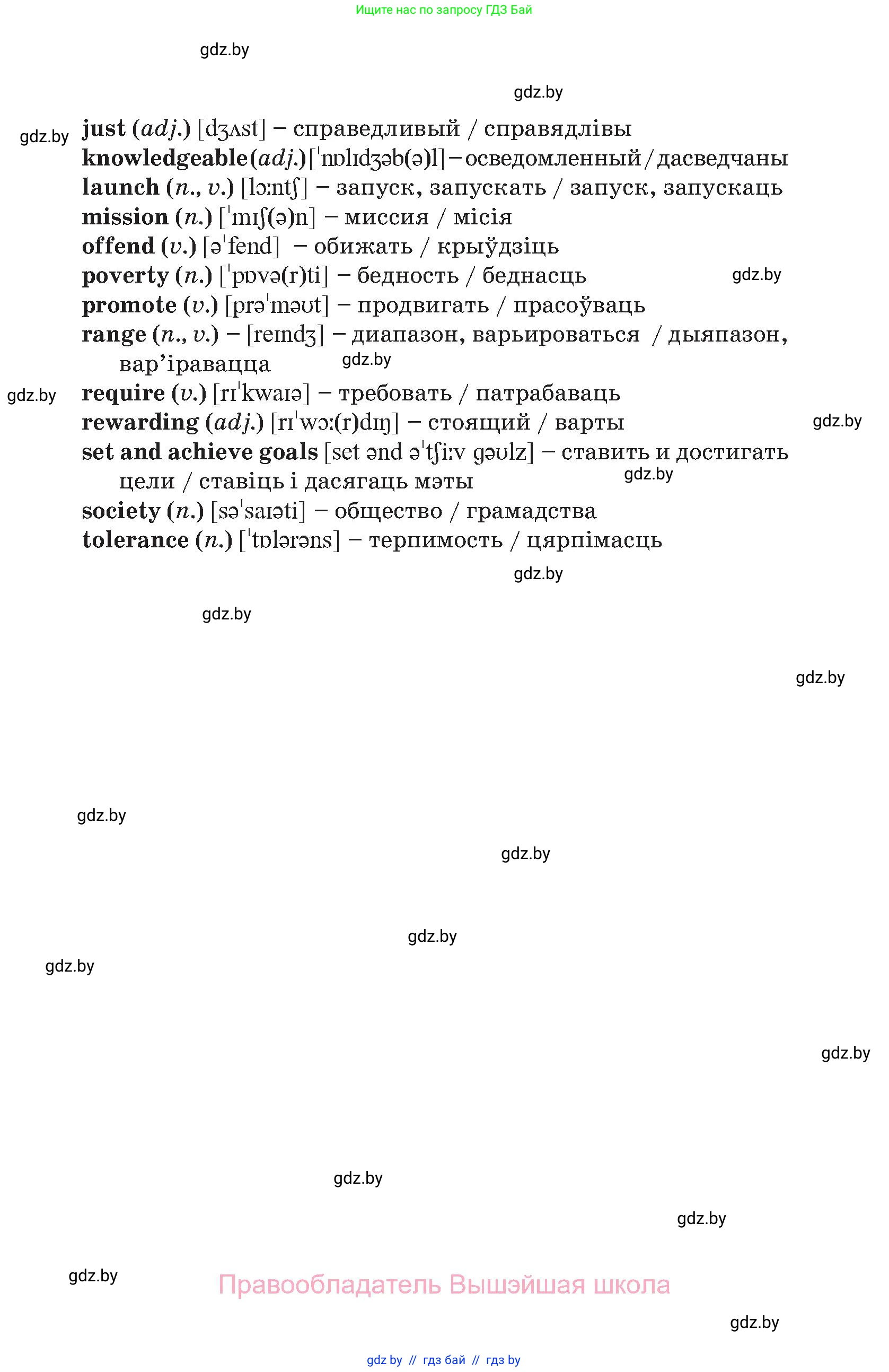 Английский язык (english), 10 класс Учебник (Student's book), авторы: Демченко Наталья Валентиновна, Юхнель Наталья Валентиновна, Севрюкова Татьяна Юрьевна, Бушуева Эдите Владиславовна, Лапицкая Людмила Михайловна (Lapitskaya Ludmila), издательство Вышэйшая школа, Минск, 2021, голубого цвета, страница 203