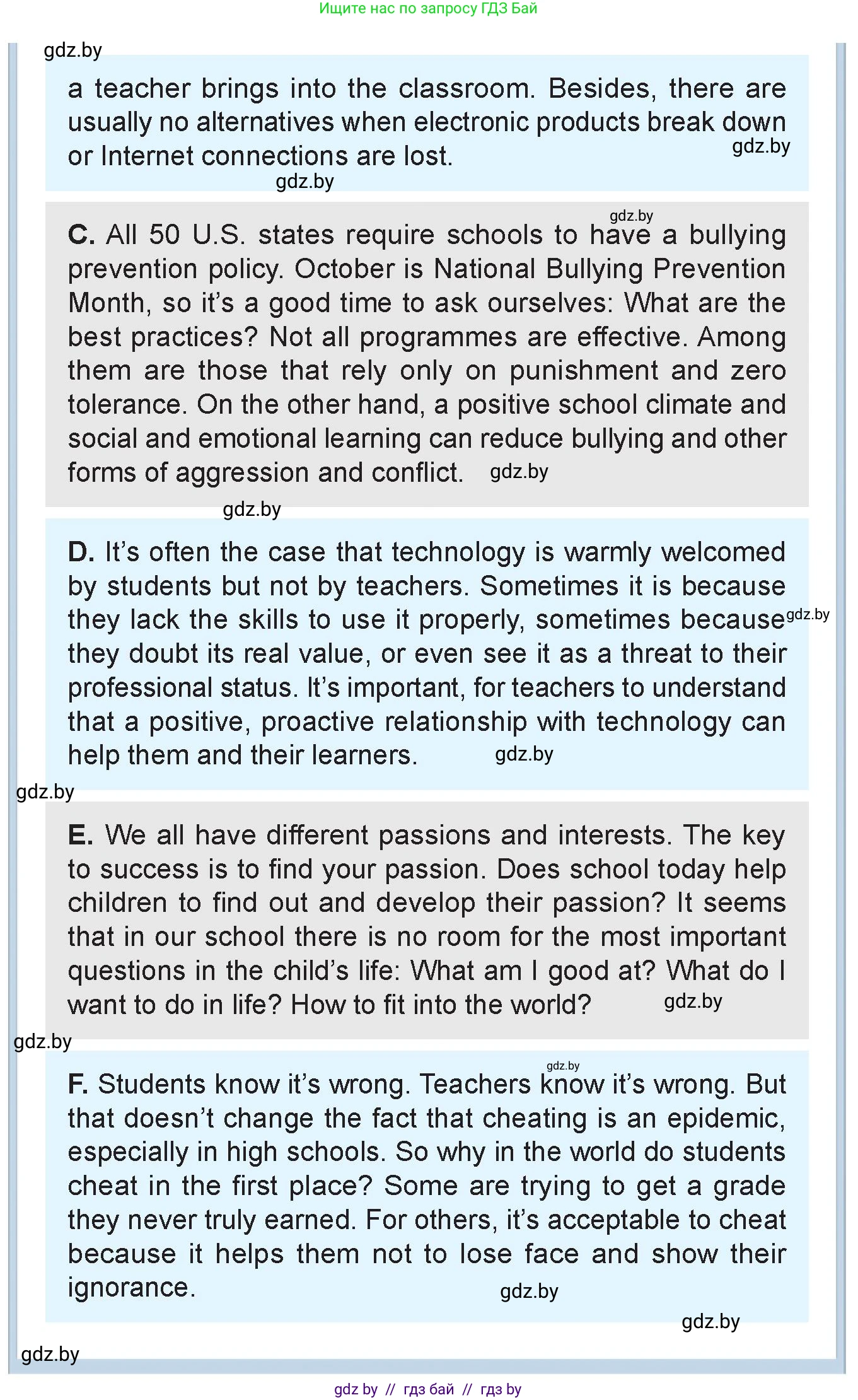 Английский язык (english), 10 класс Учебник (Student's book), авторы: Демченко Наталья Валентиновна, Юхнель Наталья Валентиновна, Севрюкова Татьяна Юрьевна, Бушуева Эдите Владиславовна, Лапицкая Людмила Михайловна (Lapitskaya Ludmila), издательство Вышэйшая школа, Минск, 2021, голубого цвета, Часть ( Part) 1, страница 67, номер 3, Условие (продолжение 2)