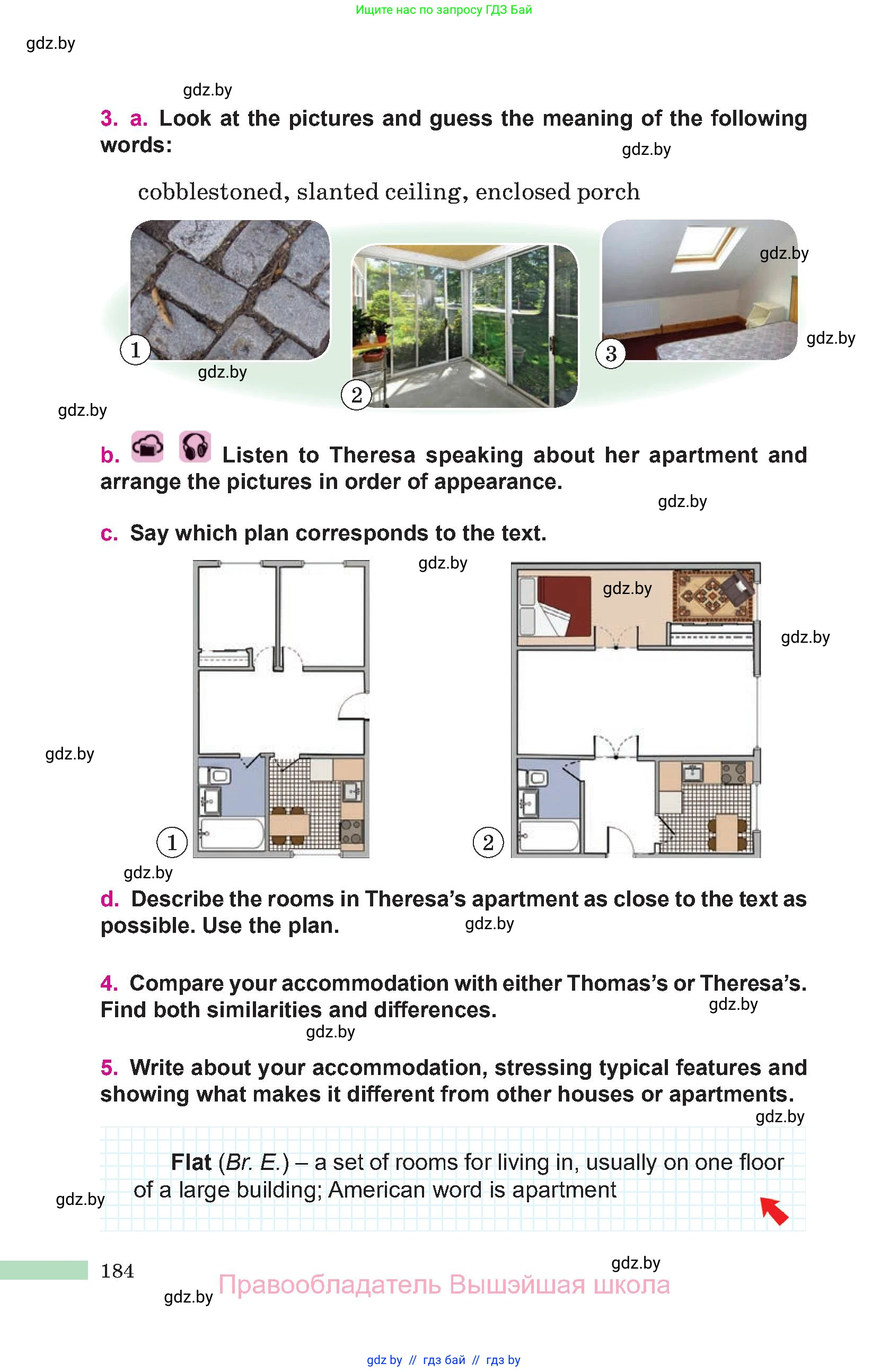 Английский язык (english), 10 класс Учебник (Student's book), авторы: Демченко Наталья Валентиновна, Юхнель Наталья Валентиновна, Севрюкова Татьяна Юрьевна, Бушуева Эдите Владиславовна, Лапицкая Людмила Михайловна (Lapitskaya Ludmila), издательство Вышэйшая школа, Минск, 2021, голубого цвета, Часть ( Part) 2, страница 184