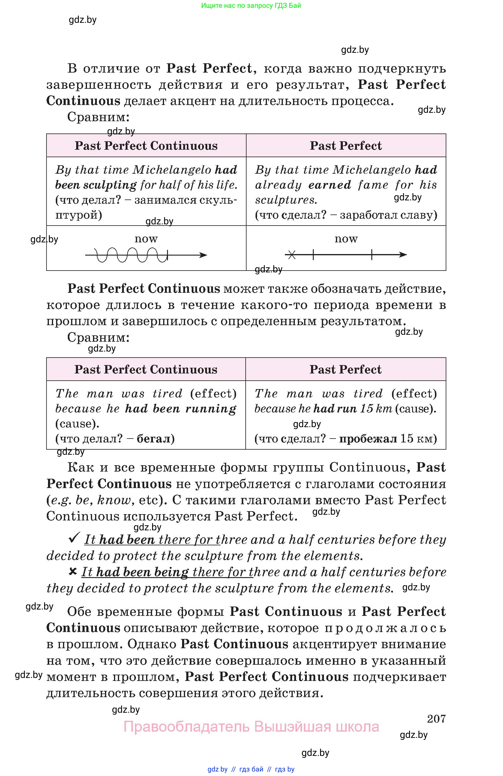 Английский язык (english), 10 класс Учебник (Student's book), авторы: Демченко Наталья Валентиновна, Юхнель Наталья Валентиновна, Севрюкова Татьяна Юрьевна, Бушуева Эдите Владиславовна, Лапицкая Людмила Михайловна (Lapitskaya Ludmila), издательство Вышэйшая школа, Минск, 2021, голубого цвета, страница 207