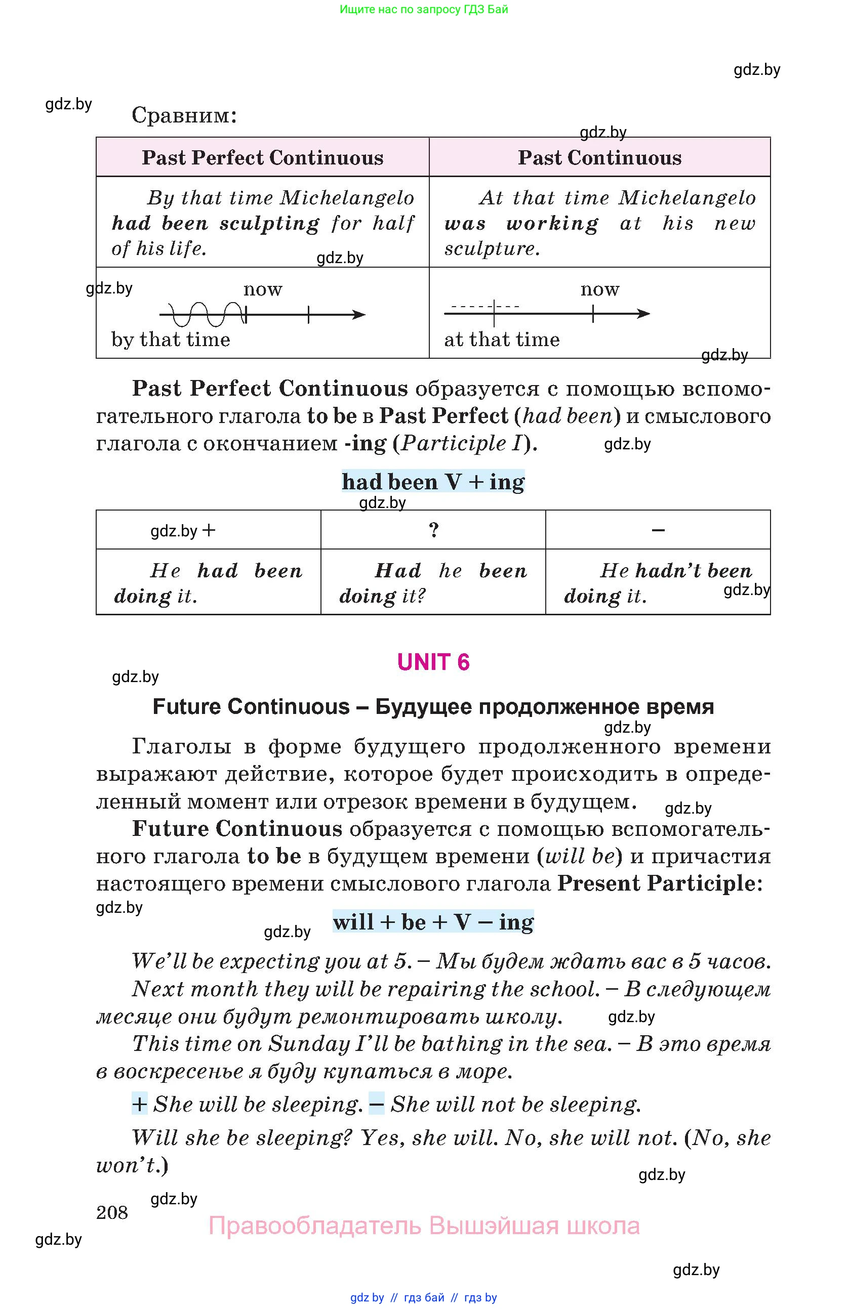 Английский язык (english), 10 класс Учебник (Student's book), авторы: Демченко Наталья Валентиновна, Юхнель Наталья Валентиновна, Севрюкова Татьяна Юрьевна, Бушуева Эдите Владиславовна, Лапицкая Людмила Михайловна (Lapitskaya Ludmila), издательство Вышэйшая школа, Минск, 2021, голубого цвета, страница 208