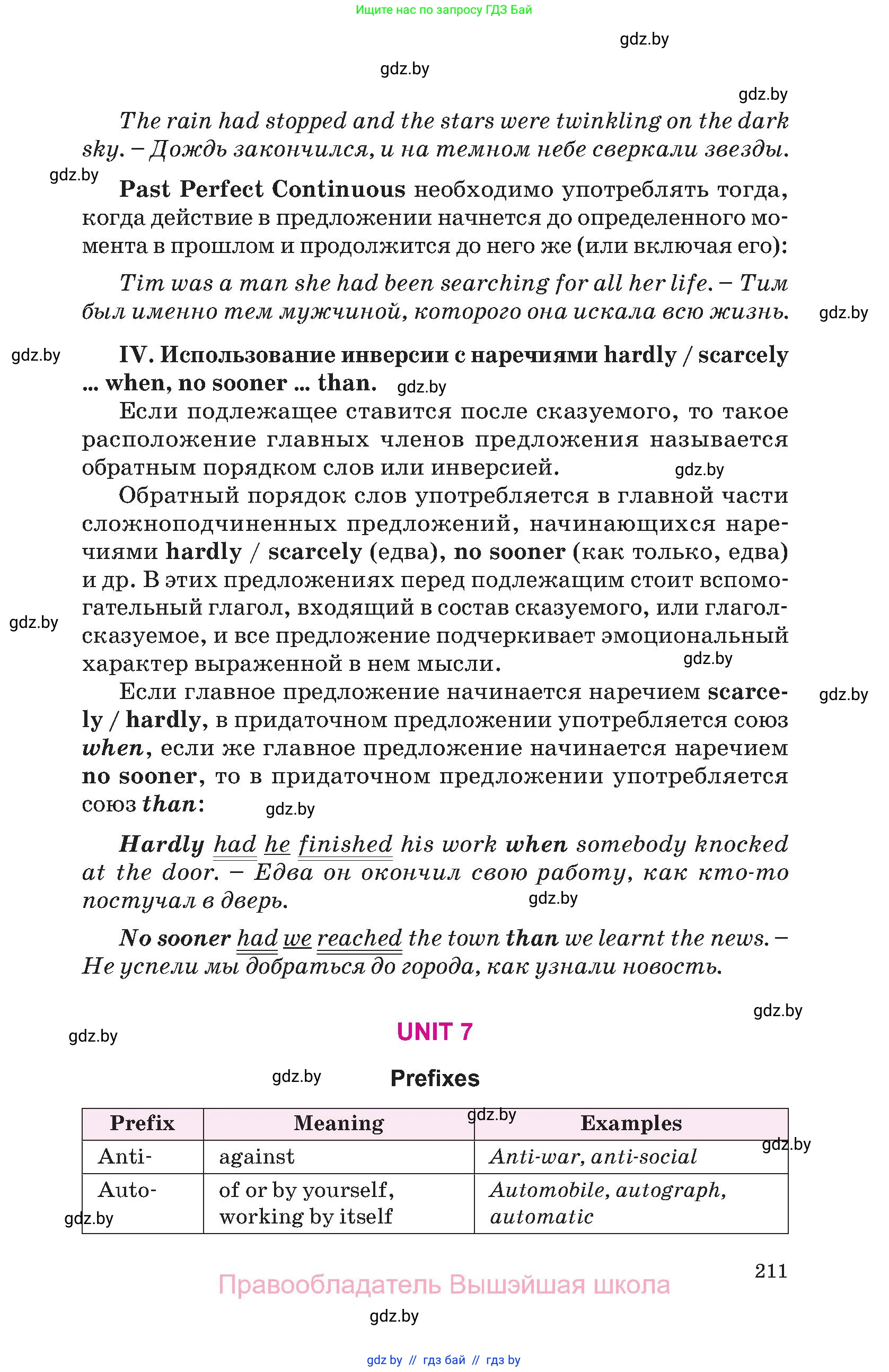 Английский язык (english), 10 класс Учебник (Student's book), авторы: Демченко Наталья Валентиновна, Юхнель Наталья Валентиновна, Севрюкова Татьяна Юрьевна, Бушуева Эдите Владиславовна, Лапицкая Людмила Михайловна (Lapitskaya Ludmila), издательство Вышэйшая школа, Минск, 2021, голубого цвета, страница 211