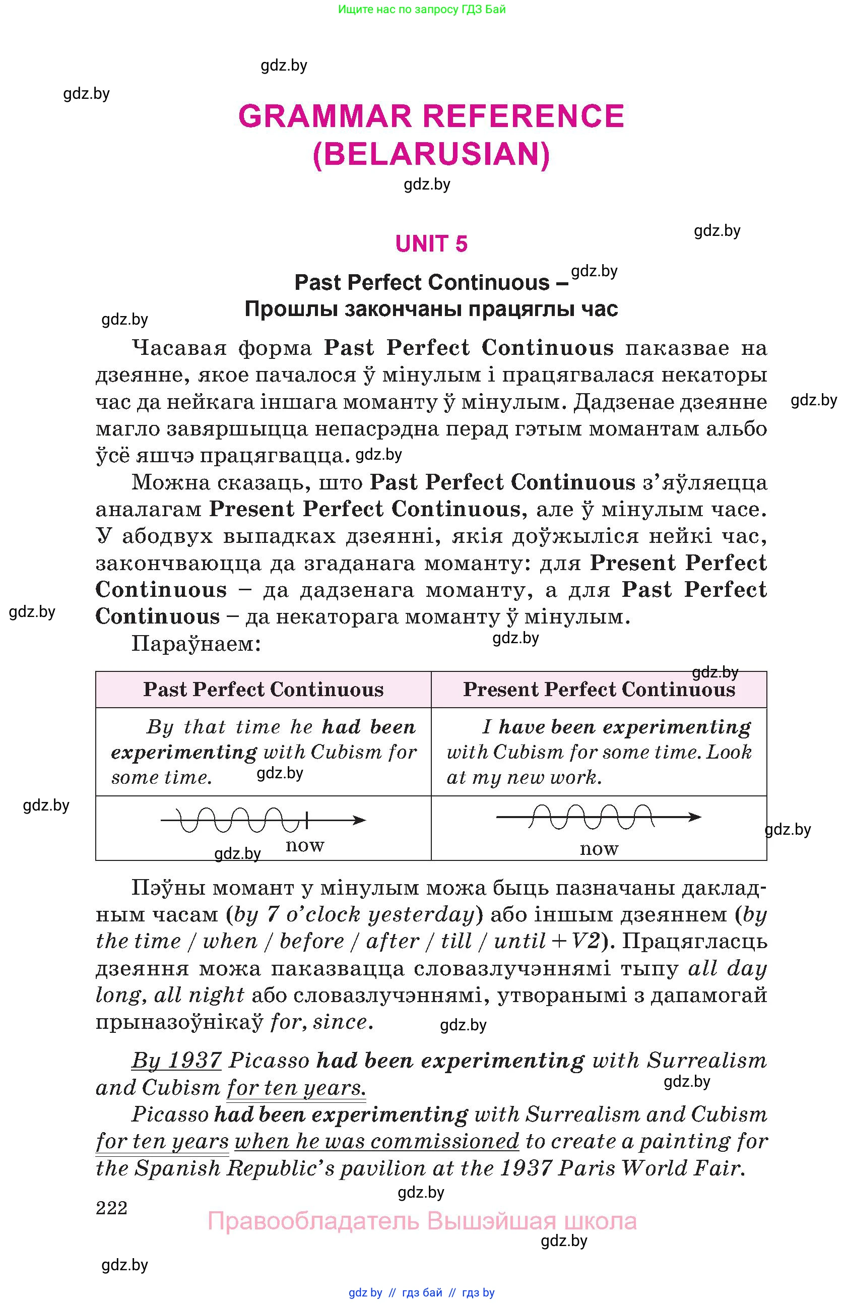 Английский язык (english), 10 класс Учебник (Student's book), авторы: Демченко Наталья Валентиновна, Юхнель Наталья Валентиновна, Севрюкова Татьяна Юрьевна, Бушуева Эдите Владиславовна, Лапицкая Людмила Михайловна (Lapitskaya Ludmila), издательство Вышэйшая школа, Минск, 2021, голубого цвета, страница 222