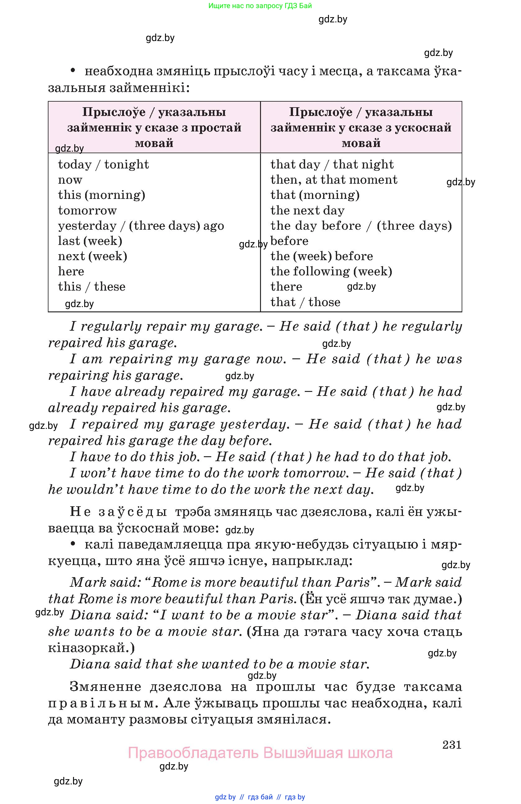 Английский язык (english), 10 класс Учебник (Student's book), авторы: Демченко Наталья Валентиновна, Юхнель Наталья Валентиновна, Севрюкова Татьяна Юрьевна, Бушуева Эдите Владиславовна, Лапицкая Людмила Михайловна (Lapitskaya Ludmila), издательство Вышэйшая школа, Минск, 2021, голубого цвета, страница 231