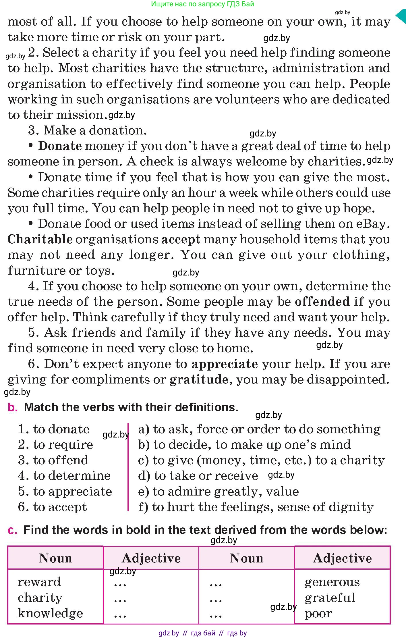 Английский язык (english), 10 класс Учебник (Student's book), авторы: Демченко Наталья Валентиновна, Юхнель Наталья Валентиновна, Севрюкова Татьяна Юрьевна, Бушуева Эдите Владиславовна, Лапицкая Людмила Михайловна (Lapitskaya Ludmila), издательство Вышэйшая школа, Минск, 2021, голубого цвета, Часть ( Part) 1, страница 134, номер 2, Условие (продолжение 2)