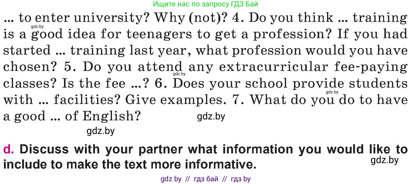 Английский язык (english), 10 класс Учебник (Student's book), авторы: Демченко Наталья Валентиновна, Юхнель Наталья Валентиновна, Севрюкова Татьяна Юрьевна, Бушуева Эдите Владиславовна, Лапицкая Людмила Михайловна (Lapitskaya Ludmila), издательство Вышэйшая школа, Минск, 2021, голубого цвета, Часть ( Part) 2, страница 173, номер 2, Условие (продолжение 3)