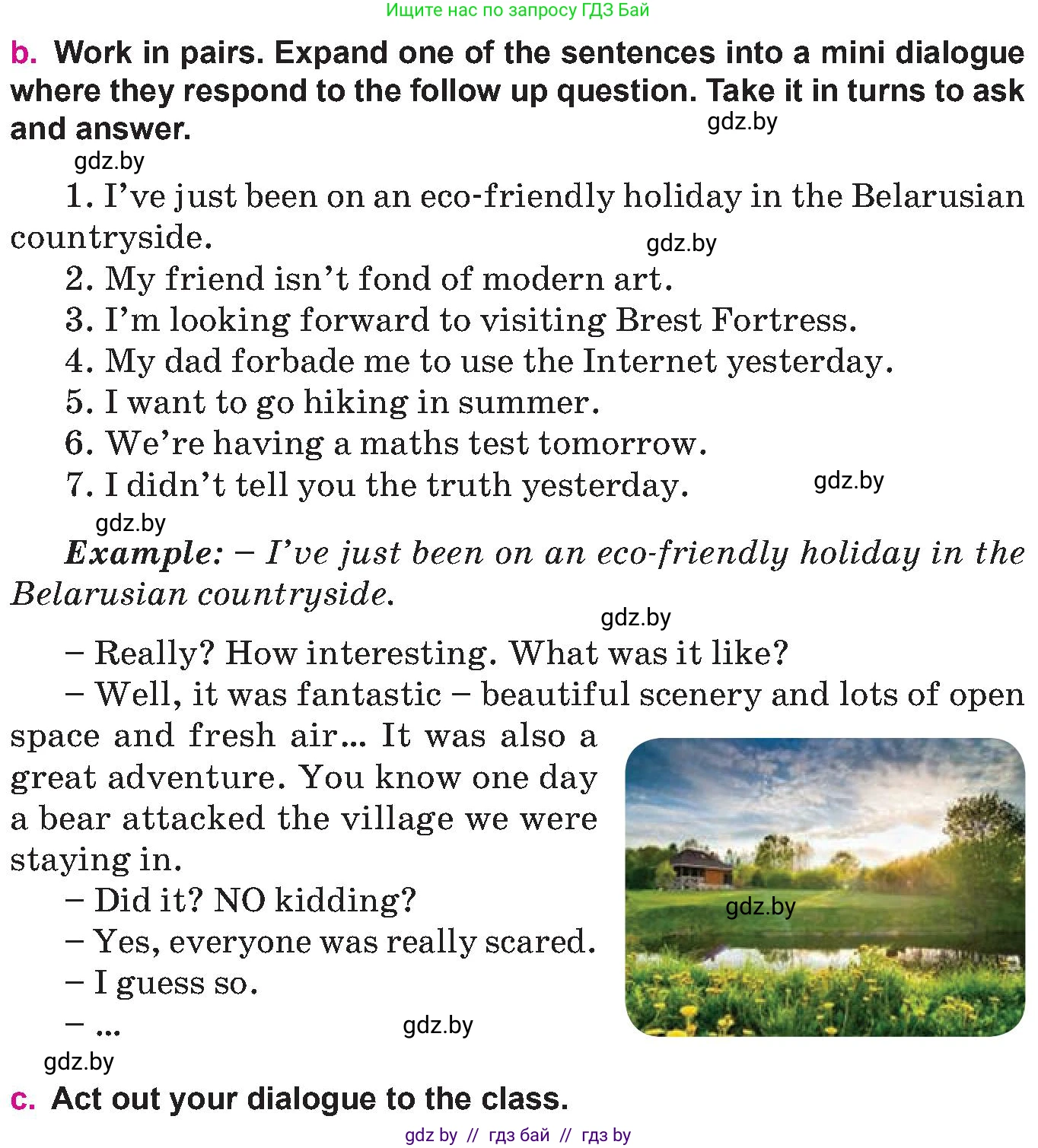 Английский язык (english), 10 класс Учебник (Student's book), авторы: Демченко Наталья Валентиновна, Юхнель Наталья Валентиновна, Севрюкова Татьяна Юрьевна, Бушуева Эдите Владиславовна, Лапицкая Людмила Михайловна (Lapitskaya Ludmila), издательство Вышэйшая школа, Минск, 2021, голубого цвета, Часть ( Part) 2, страница 191, номер 3, Условие (продолжение 2)