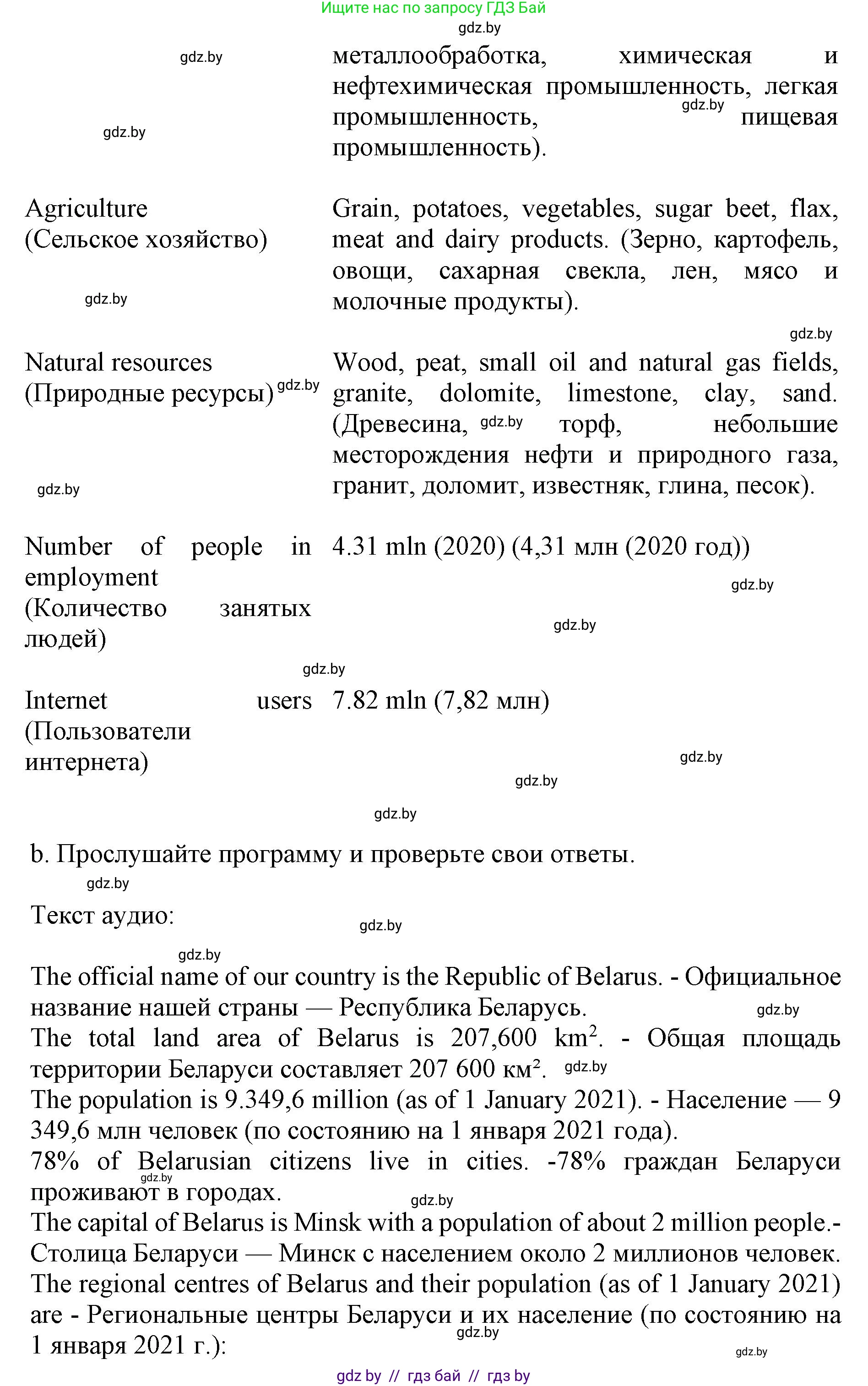 Английский язык (english), 10 класс Учебник (Student's book), авторы: Демченко Наталья Валентиновна, Юхнель Наталья Валентиновна, Севрюкова Татьяна Юрьевна, Бушуева Эдите Владиславовна, Лапицкая Людмила Михайловна (Lapitskaya Ludmila), издательство Вышэйшая школа, Минск, 2021, голубого цвета, Часть ( Part) 2, страница 170, номер 2, Решение 1 (продолжение 3)