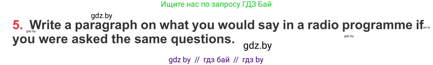 Английский язык (english), 10 класс Учебник (Student's book), авторы: Юхнель Наталья Валентиновна, Наумова Елена Георгиевна, Демченко Наталья Валентиновна, издательство Вышэйшая школа, Минск, 2019, страница 90, номер 5, Условие