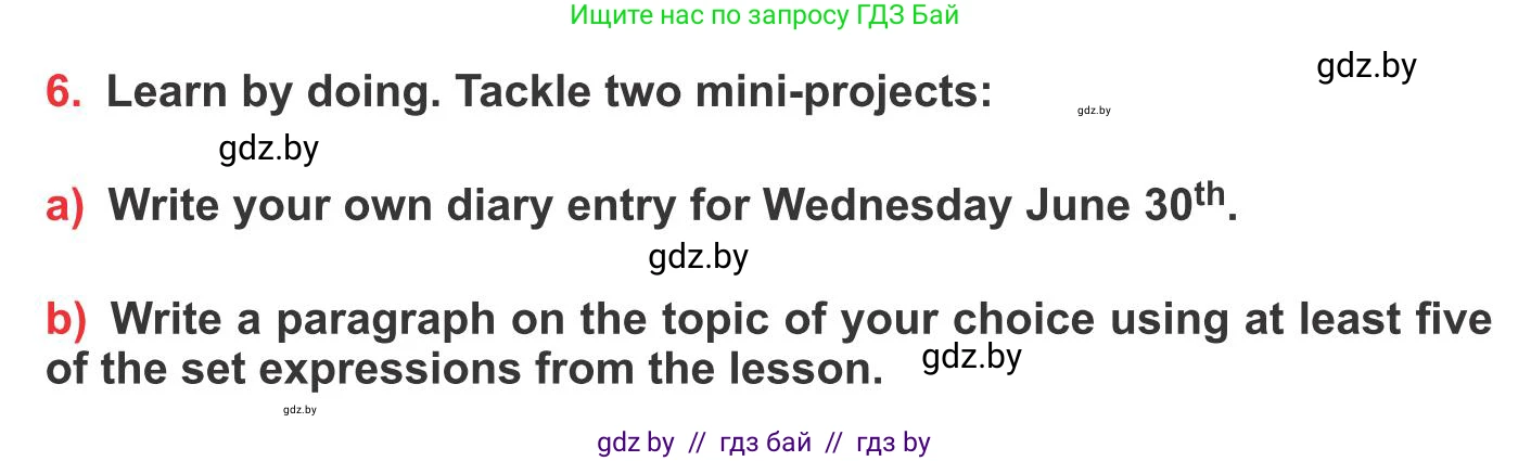Английский язык (english), 10 класс Учебник (Student's book), авторы: Юхнель Наталья Валентиновна, Наумова Елена Георгиевна, Демченко Наталья Валентиновна, издательство Вышэйшая школа, Минск, 2019, страница 97, номер 6, Условие
