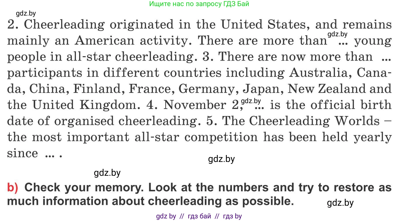 Английский язык (english), 10 класс Учебник (Student's book), авторы: Юхнель Наталья Валентиновна, Наумова Елена Георгиевна, Демченко Наталья Валентиновна, издательство Вышэйшая школа, Минск, 2019, страница 123, номер 1, Условие (продолжение 2)