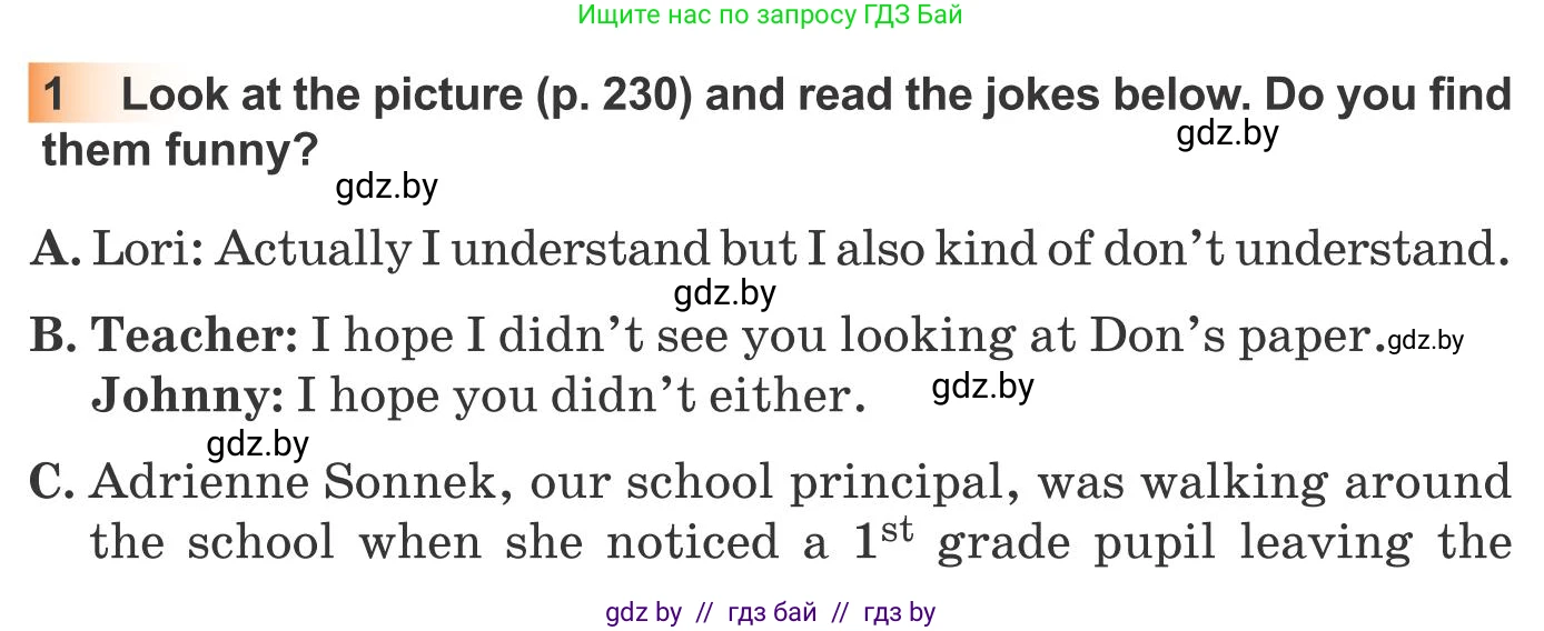 Английский язык (english), 10 класс Учебник (Student's book), авторы: Юхнель Наталья Валентиновна, Наумова Елена Георгиевна, Демченко Наталья Валентиновна, издательство Вышэйшая школа, Минск, 2019, страница 229, номер 1, Условие