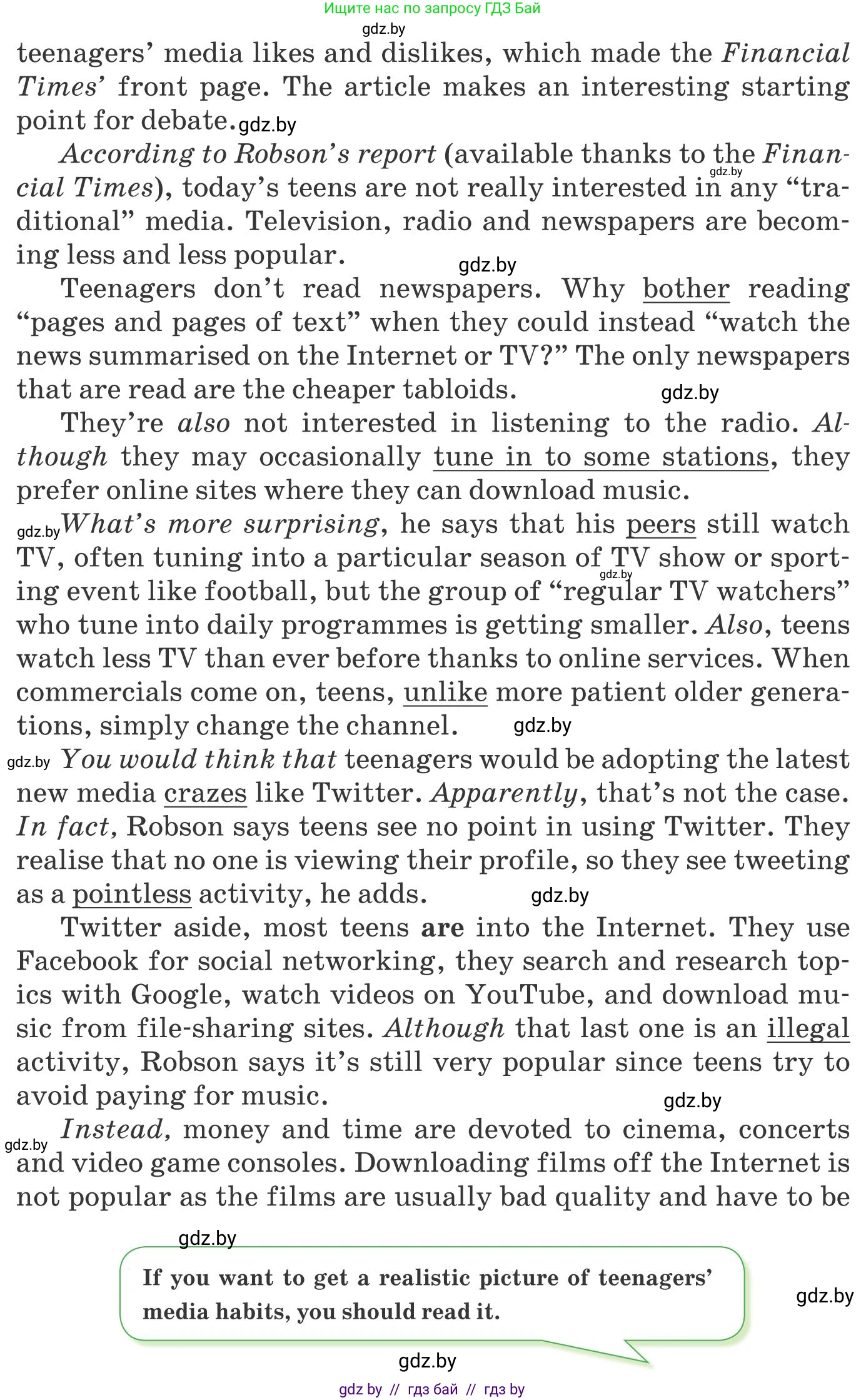 Английский язык (english), 10 класс Учебник (Student's book), авторы: Юхнель Наталья Валентиновна, Наумова Елена Георгиевна, Демченко Наталья Валентиновна, издательство Вышэйшая школа, Минск, 2019, страница 254, номер 3, Условие (продолжение 2)