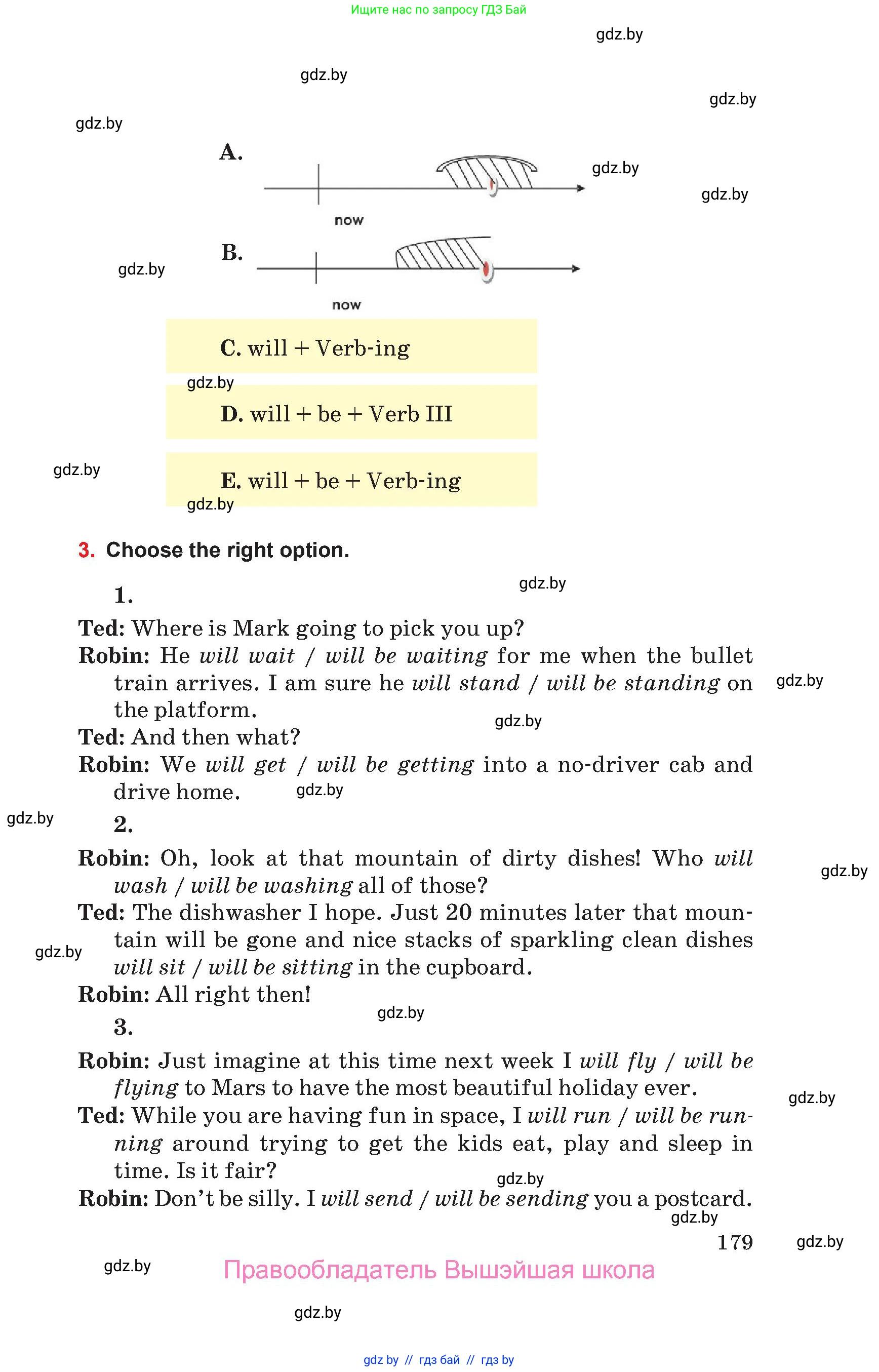 Английский язык (english), 10 класс Учебник (Student's book), авторы: Юхнель Наталья Валентиновна, Наумова Елена Георгиевна, Демченко Наталья Валентиновна, издательство Вышэйшая школа, Минск, 2019, страница 179