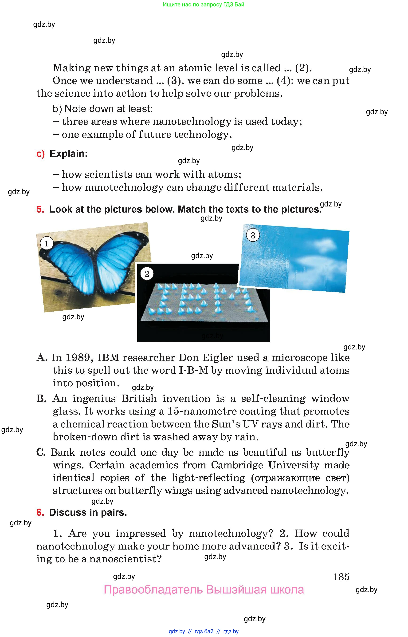 Английский язык (english), 10 класс Учебник (Student's book), авторы: Юхнель Наталья Валентиновна, Наумова Елена Георгиевна, Демченко Наталья Валентиновна, издательство Вышэйшая школа, Минск, 2019, страница 185