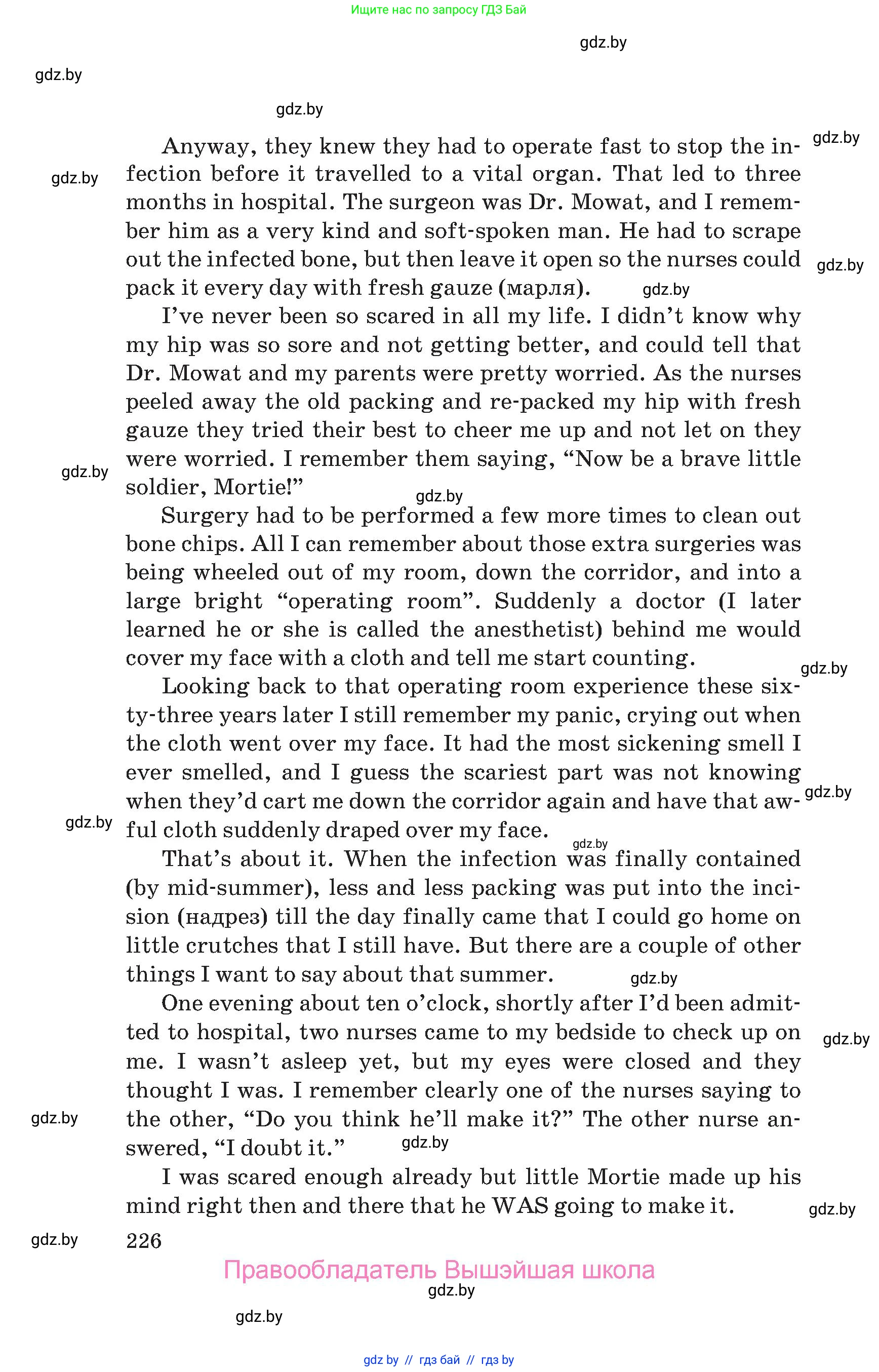 Английский язык (english), 10 класс Учебник (Student's book), авторы: Юхнель Наталья Валентиновна, Наумова Елена Георгиевна, Демченко Наталья Валентиновна, издательство Вышэйшая школа, Минск, 2019, страница 226