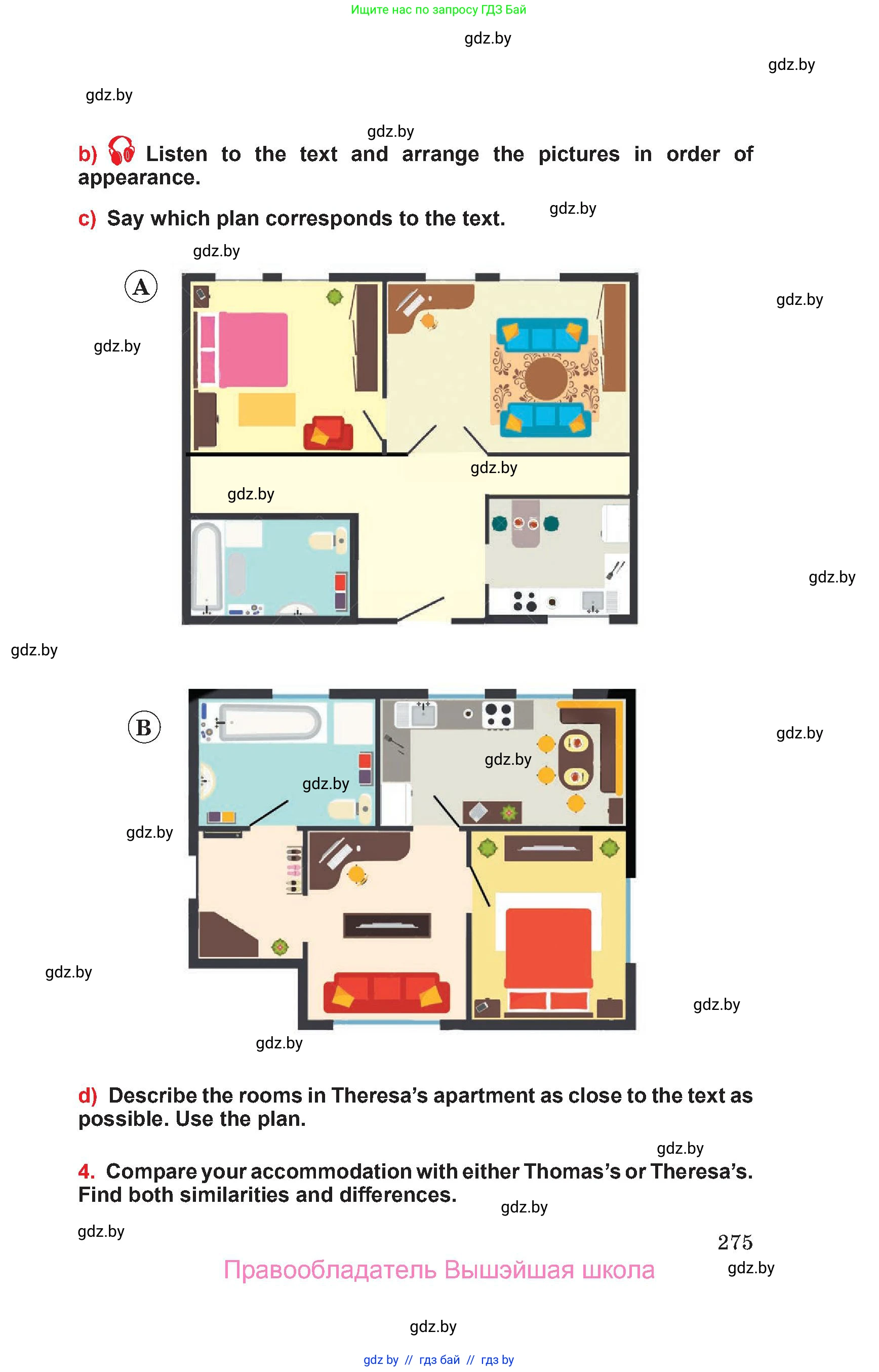Английский язык (english), 10 класс Учебник (Student's book), авторы: Юхнель Наталья Валентиновна, Наумова Елена Георгиевна, Демченко Наталья Валентиновна, издательство Вышэйшая школа, Минск, 2019, страница 275