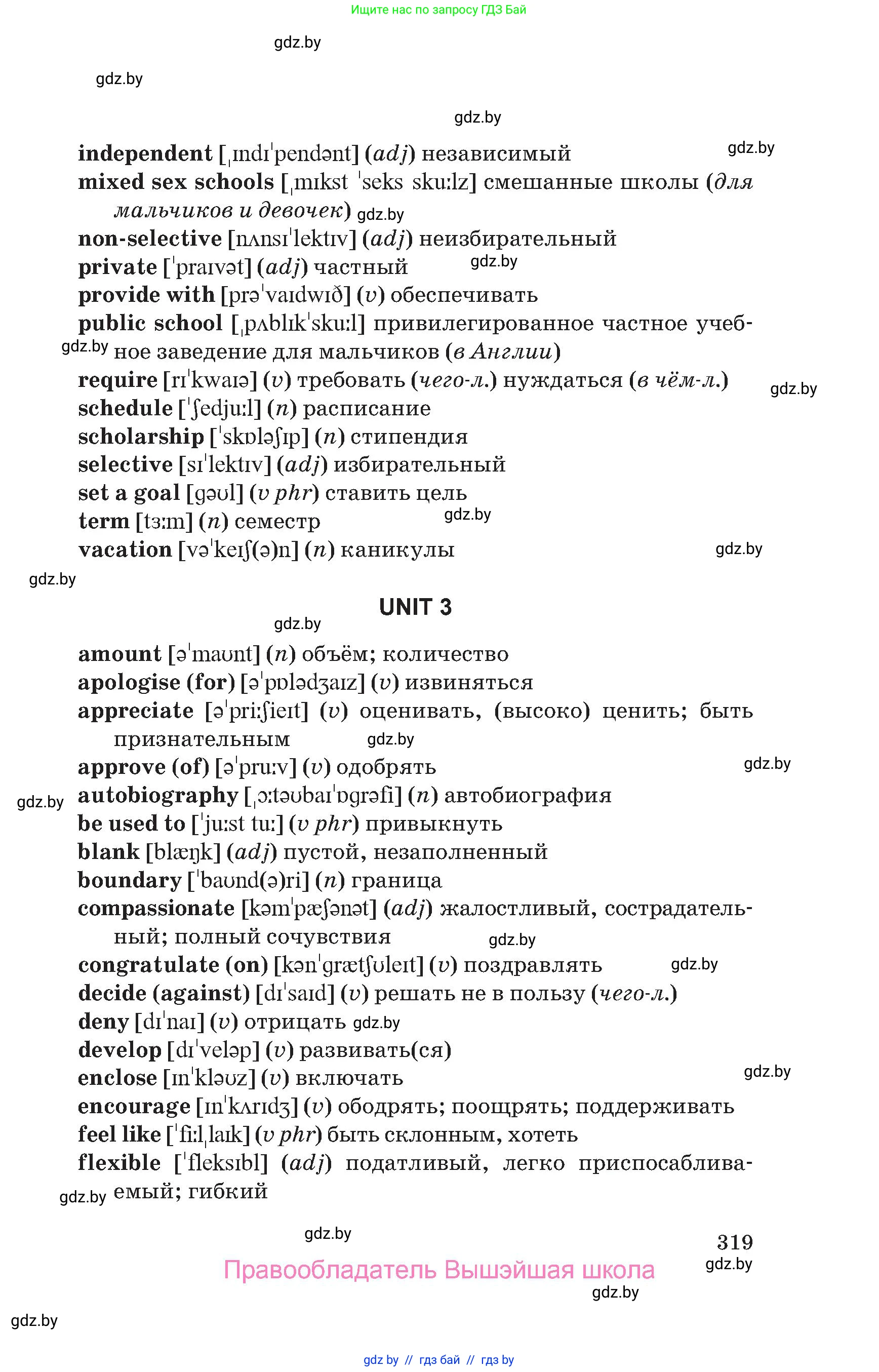 Английский язык (english), 10 класс Учебник (Student's book), авторы: Юхнель Наталья Валентиновна, Наумова Елена Георгиевна, Демченко Наталья Валентиновна, издательство Вышэйшая школа, Минск, 2019, страница 319