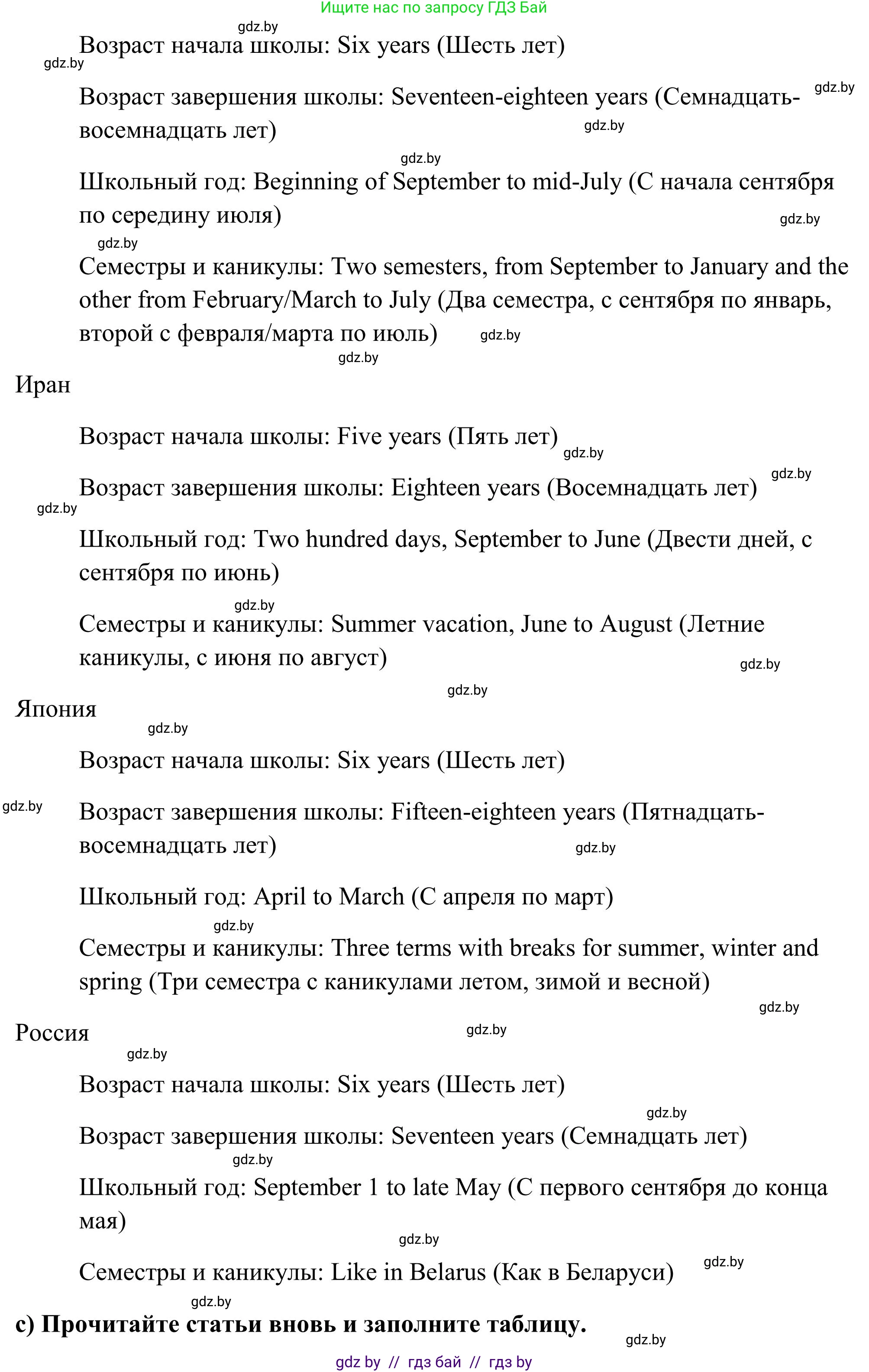 Английский язык (english), 10 класс Учебник (Student's book), авторы: Юхнель Наталья Валентиновна, Наумова Елена Георгиевна, Демченко Наталья Валентиновна, издательство Вышэйшая школа, Минск, 2019, страница 34, номер 2, Решение (продолжение 6)