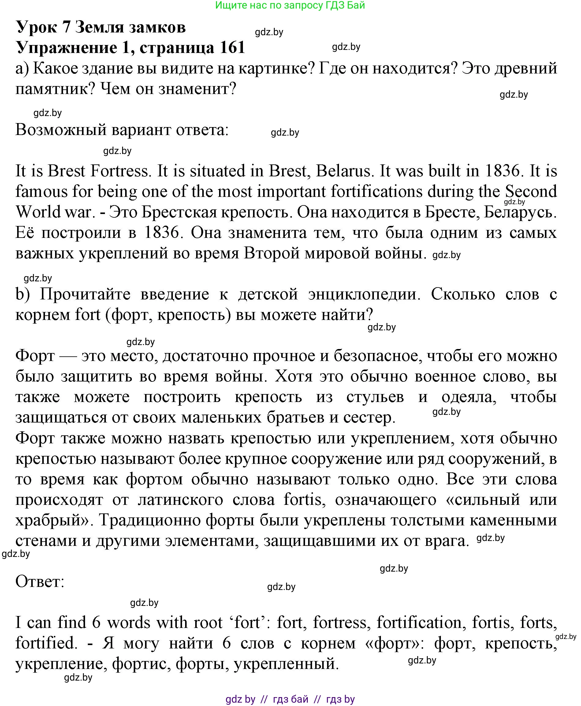 Английский язык (english), 10 класс Учебник (Student's book), авторы: Юхнель Наталья Валентиновна, Наумова Елена Георгиевна, Демченко Наталья Валентиновна, издательство Вышэйшая школа, Минск, 2019, страница 161, номер 1, Решение 2