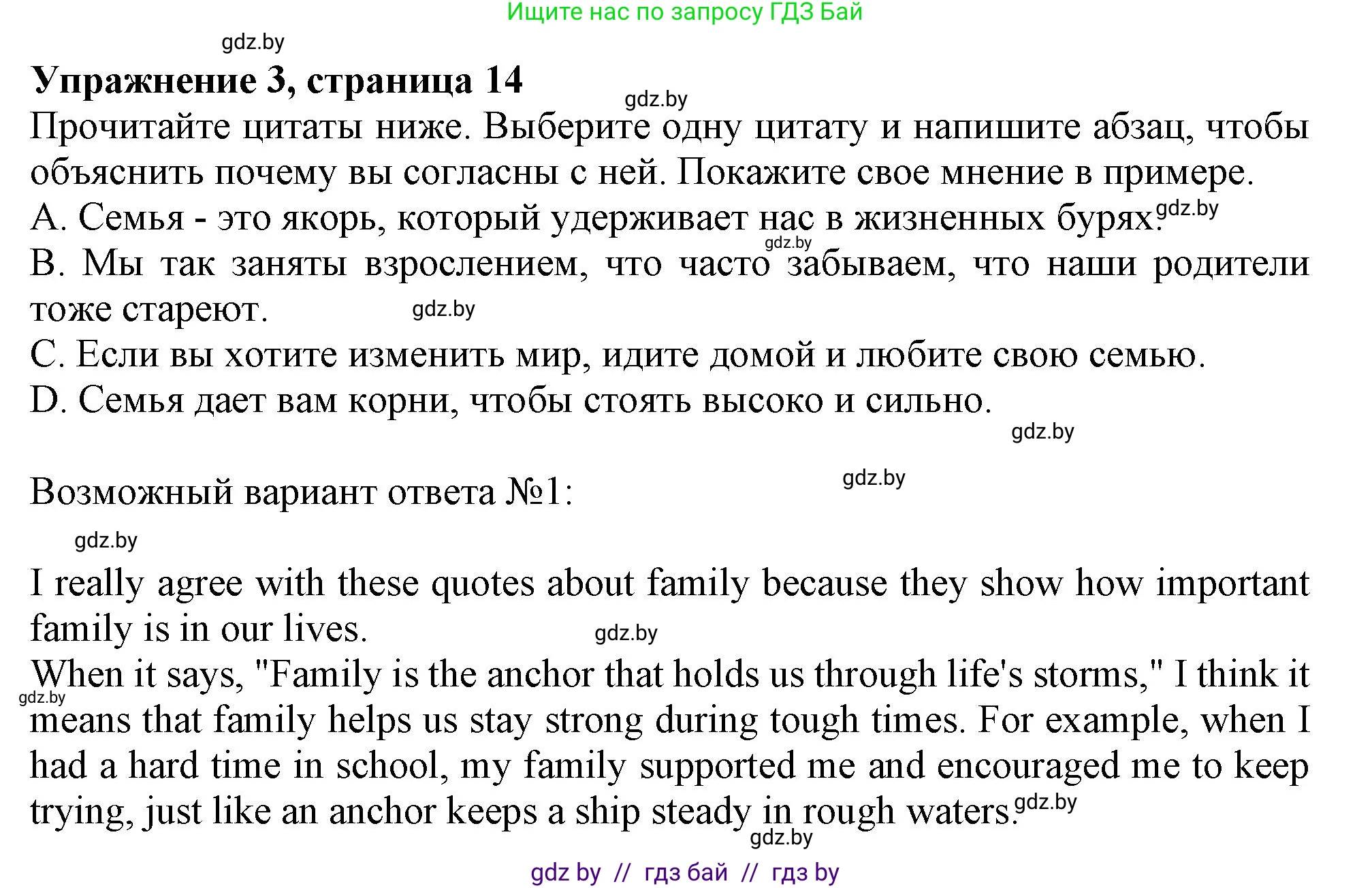 Английский язык (english), 11 класс рабочая тетрадь (activity book), авторы: Юхнель Наталья Валентиновна, Демченко Наталья Валентиновна, Романчук Вероника Романовна, Малиновская Елена Александровна, Севрюкова Татьяна Юрьевна, Бушуева Эдите Владиславовна, Наумова Елена Георгиевна, Яковчиц Т Н, издательство Аверсэв, Минск, 2021, зелёного цвета, Часть ( Part) 1, страница 14, номер 3, Решение
