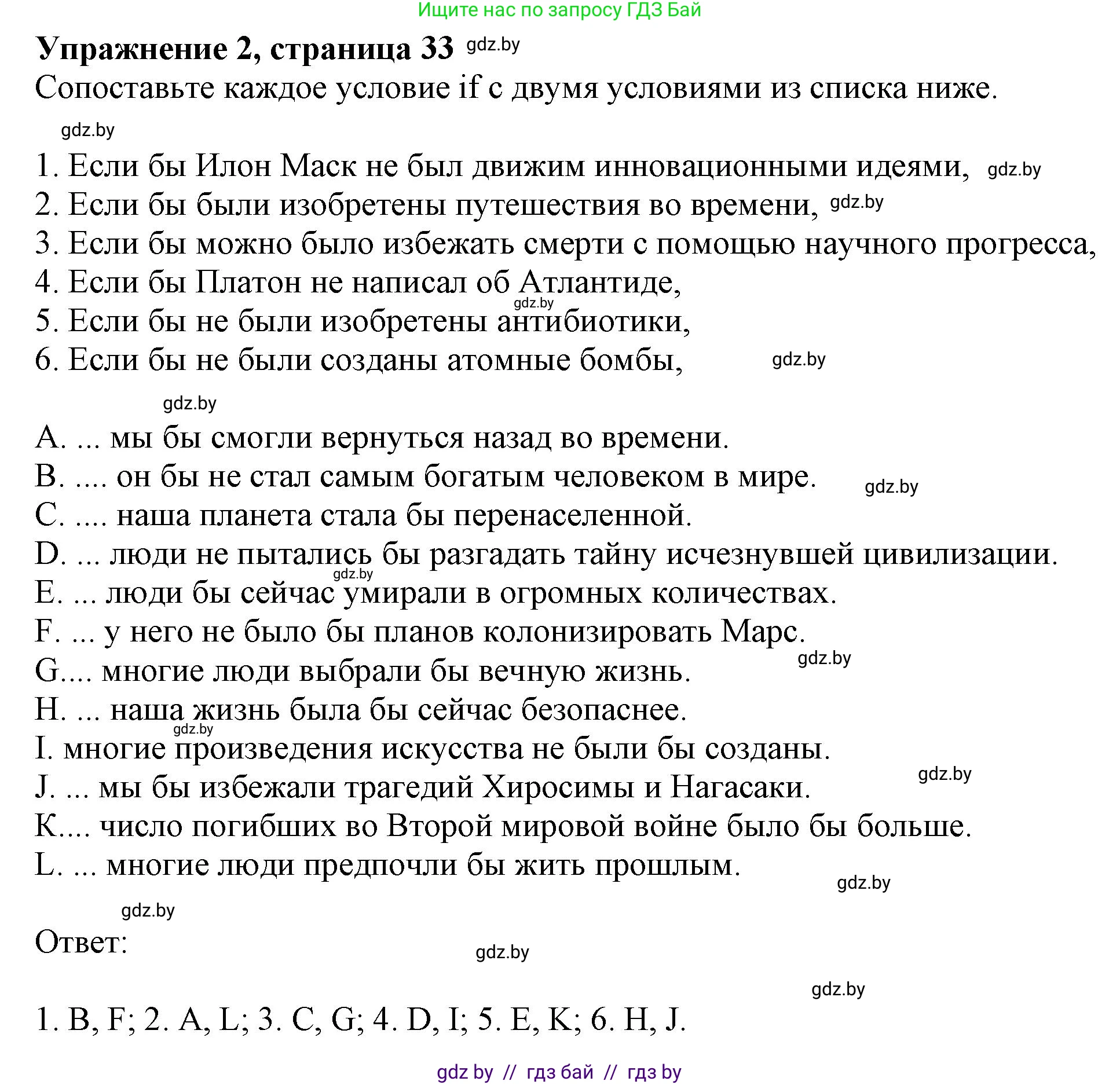 Английский язык (english), 11 класс Тетрадь по грамматике (grammar), авторы: Севрюкова Татьяна Юрьевна, Бушуева Эдите Владиславовна, Юхнель Наталья Валентиновна, издательство Аверсэв, Минск, 2021, зелёного цвета, страница 33, номер 2, Решение