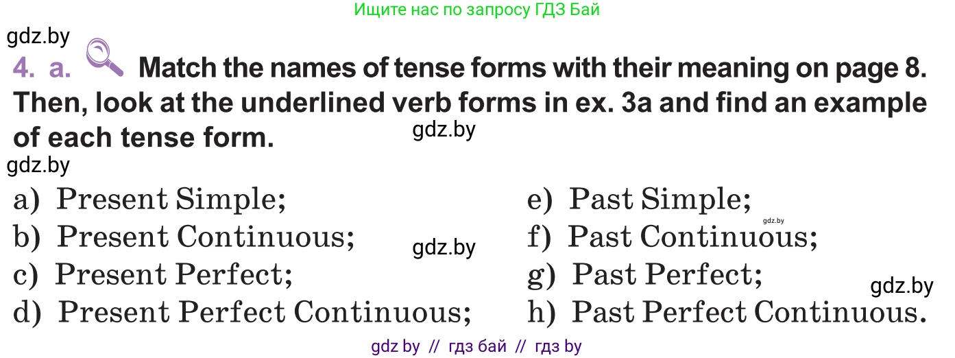 Английский язык (english), 11 класс Учебник (Student's book), авторы: Демченко Наталья Валентиновна, Бушуева Эдите Владиславовна, Севрюкова Татьяна Юрьевна, Лапицкая Людмила Михайловна (Lapitskaya Ludmila), Романчук Вероника Романовна, издательство Вышэйшая школа, Минск, 2022, розового цвета, Часть ( Part) 1, страница 7, номер 4, Условие