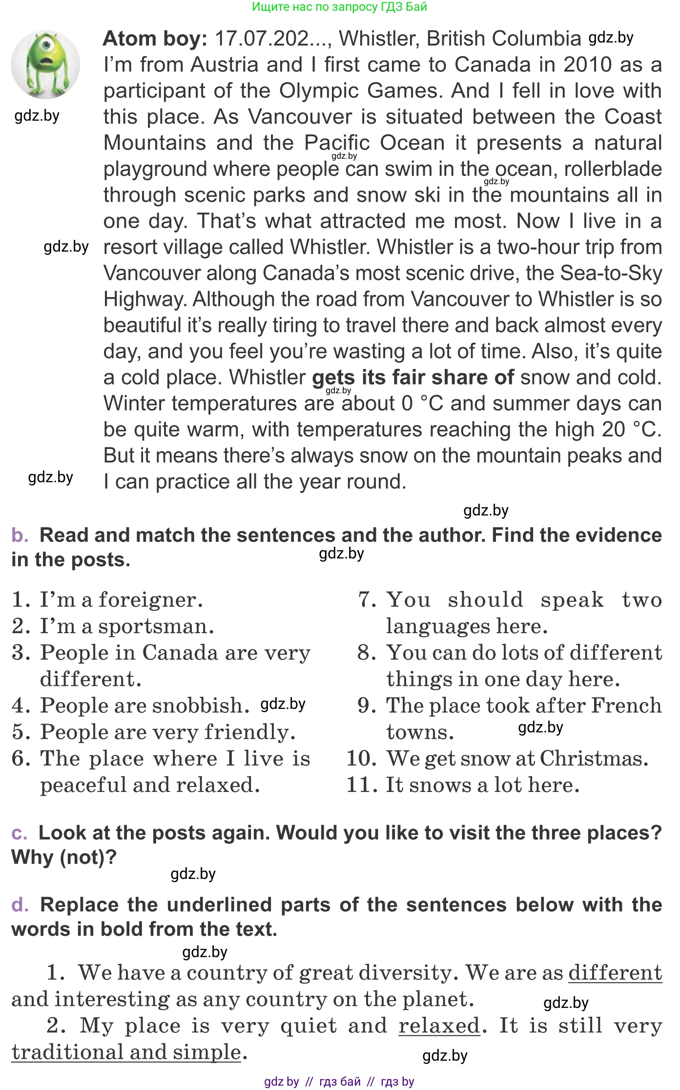 Английский язык (english), 11 класс Учебник (Student's book), авторы: Демченко Наталья Валентиновна, Бушуева Эдите Владиславовна, Севрюкова Татьяна Юрьевна, Лапицкая Людмила Михайловна (Lapitskaya Ludmila), Романчук Вероника Романовна, издательство Вышэйшая школа, Минск, 2022, розового цвета, Часть ( Part) 2, страница 11, номер 2, Условие (продолжение 3)