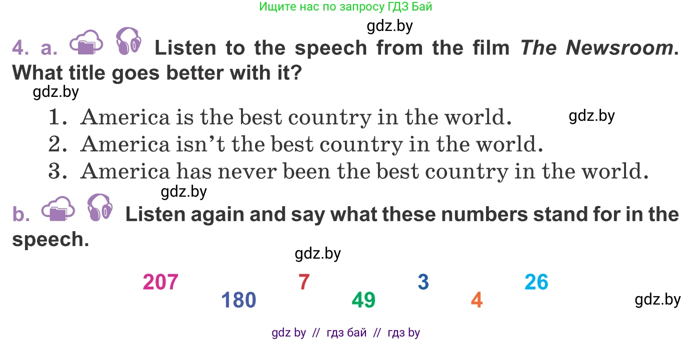 Английский язык (english), 11 класс Учебник (Student's book), авторы: Демченко Наталья Валентиновна, Бушуева Эдите Владиславовна, Севрюкова Татьяна Юрьевна, Лапицкая Людмила Михайловна (Lapitskaya Ludmila), Романчук Вероника Романовна, издательство Вышэйшая школа, Минск, 2022, розового цвета, Часть ( Part) 2, страница 30, номер 4, Условие