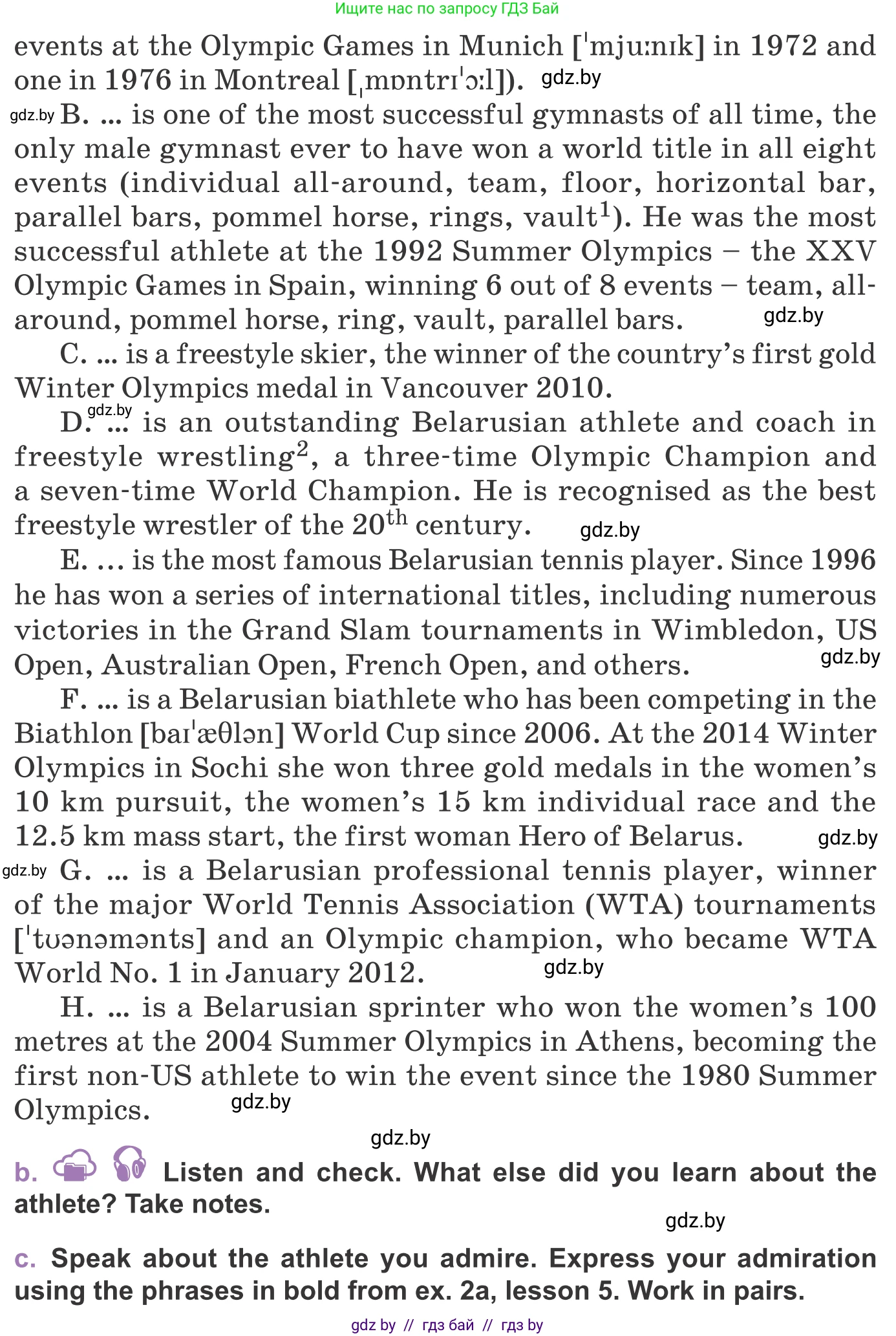 Английский язык (english), 11 класс Учебник (Student's book), авторы: Демченко Наталья Валентиновна, Бушуева Эдите Владиславовна, Севрюкова Татьяна Юрьевна, Лапицкая Людмила Михайловна (Lapitskaya Ludmila), Романчук Вероника Романовна, издательство Вышэйшая школа, Минск, 2022, розового цвета, Часть ( Part) 2, страница 58, номер 1, Условие (продолжение 2)