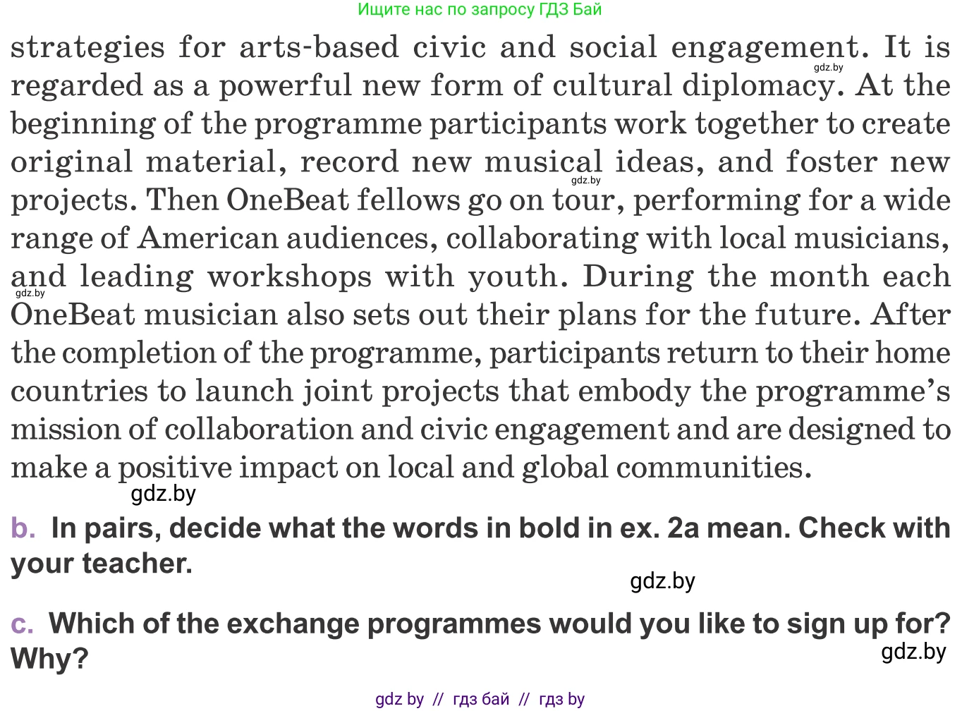 Английский язык (english), 11 класс Учебник (Student's book), авторы: Демченко Наталья Валентиновна, Бушуева Эдите Владиславовна, Севрюкова Татьяна Юрьевна, Лапицкая Людмила Михайловна (Lapitskaya Ludmila), Романчук Вероника Романовна, издательство Вышэйшая школа, Минск, 2022, розового цвета, Часть ( Part) 2, страница 135, номер 2, Условие (продолжение 3)