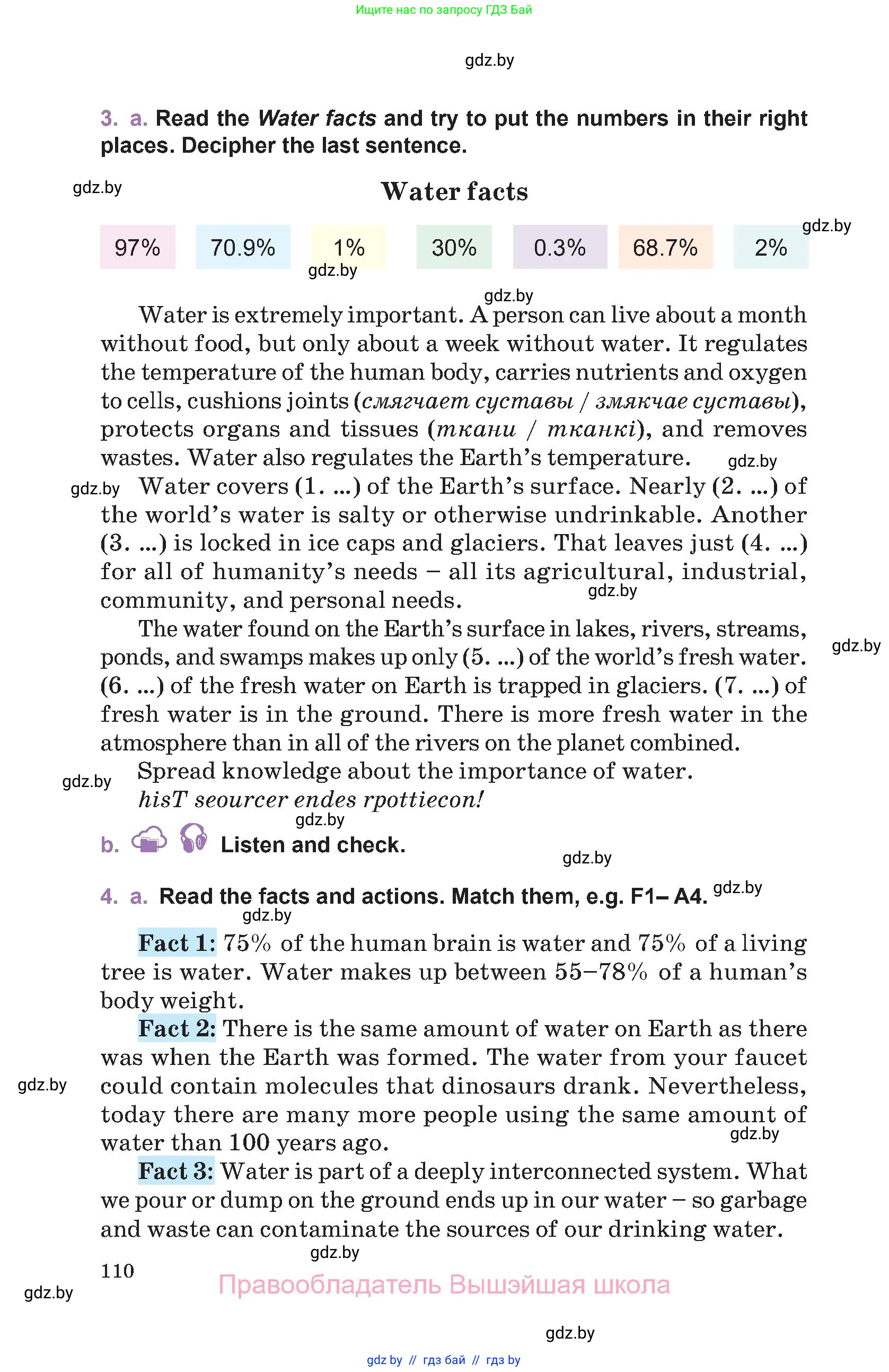 Английский язык (english), 11 класс Учебник (Student's book), авторы: Демченко Наталья Валентиновна, Бушуева Эдите Владиславовна, Севрюкова Татьяна Юрьевна, Лапицкая Людмила Михайловна (Lapitskaya Ludmila), Романчук Вероника Романовна, издательство Вышэйшая школа, Минск, 2022, розового цвета, Часть ( Part) 1, страница 110