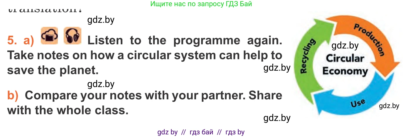 Английский язык (english), 11 класс Учебник (Student's book), авторы: Юхнель Наталья Валентиновна, Демченко Наталья Валентиновна, Романчук Вероника Романовна, Малиновская Елена Александровна, Севрюкова Татьяна Юрьевна, Бушуева Эдите Владиславовна, Наумова Елена Георгиевна, Яковчиц Т Н, издательство Вышэйшая школа, Минск, 2021, бирюзового цвета, страница 72, номер 5, Условие