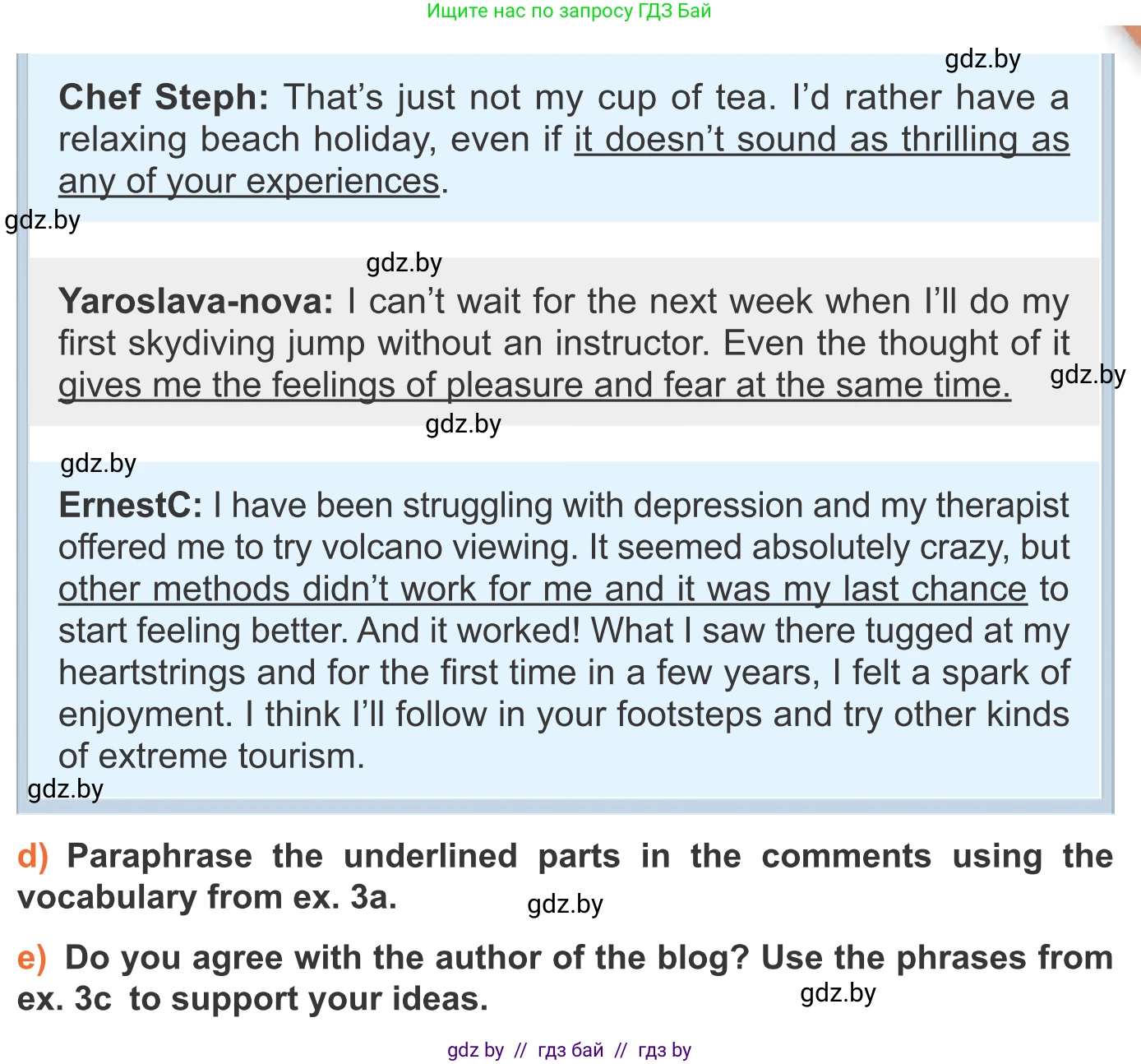 Английский язык (english), 11 класс Учебник (Student's book), авторы: Юхнель Наталья Валентиновна, Демченко Наталья Валентиновна, Романчук Вероника Романовна, Малиновская Елена Александровна, Севрюкова Татьяна Юрьевна, Бушуева Эдите Владиславовна, Наумова Елена Георгиевна, Яковчиц Т Н, издательство Вышэйшая школа, Минск, 2021, бирюзового цвета, страница 210, номер 3, Условие (продолжение 4)