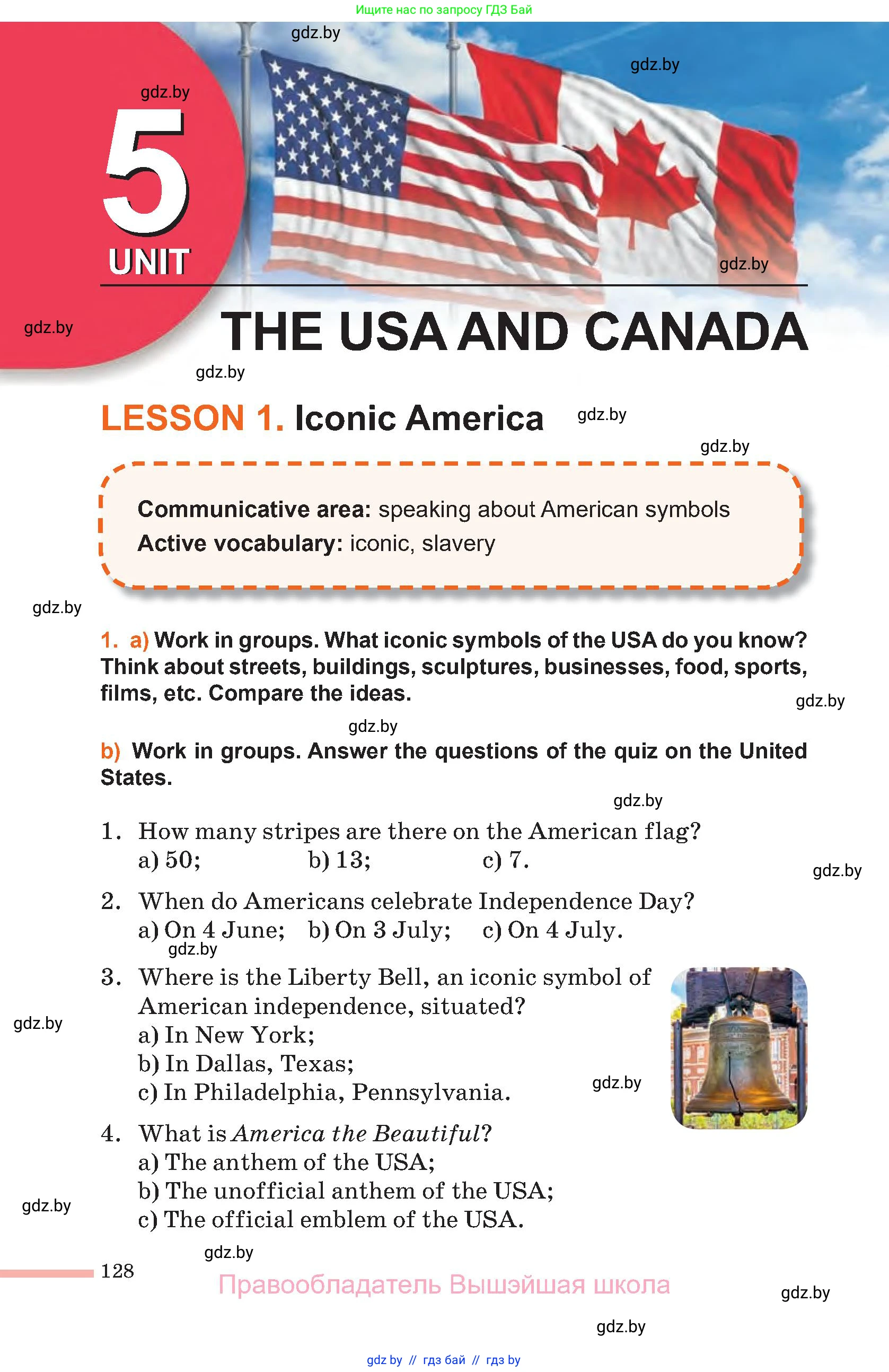 Английский язык (english), 11 класс Учебник (Student's book), авторы: Юхнель Наталья Валентиновна, Демченко Наталья Валентиновна, Романчук Вероника Романовна, Малиновская Елена Александровна, Севрюкова Татьяна Юрьевна, Бушуева Эдите Владиславовна, Наумова Елена Георгиевна, Яковчиц Т Н, издательство Вышэйшая школа, Минск, 2021, бирюзового цвета, страница 128