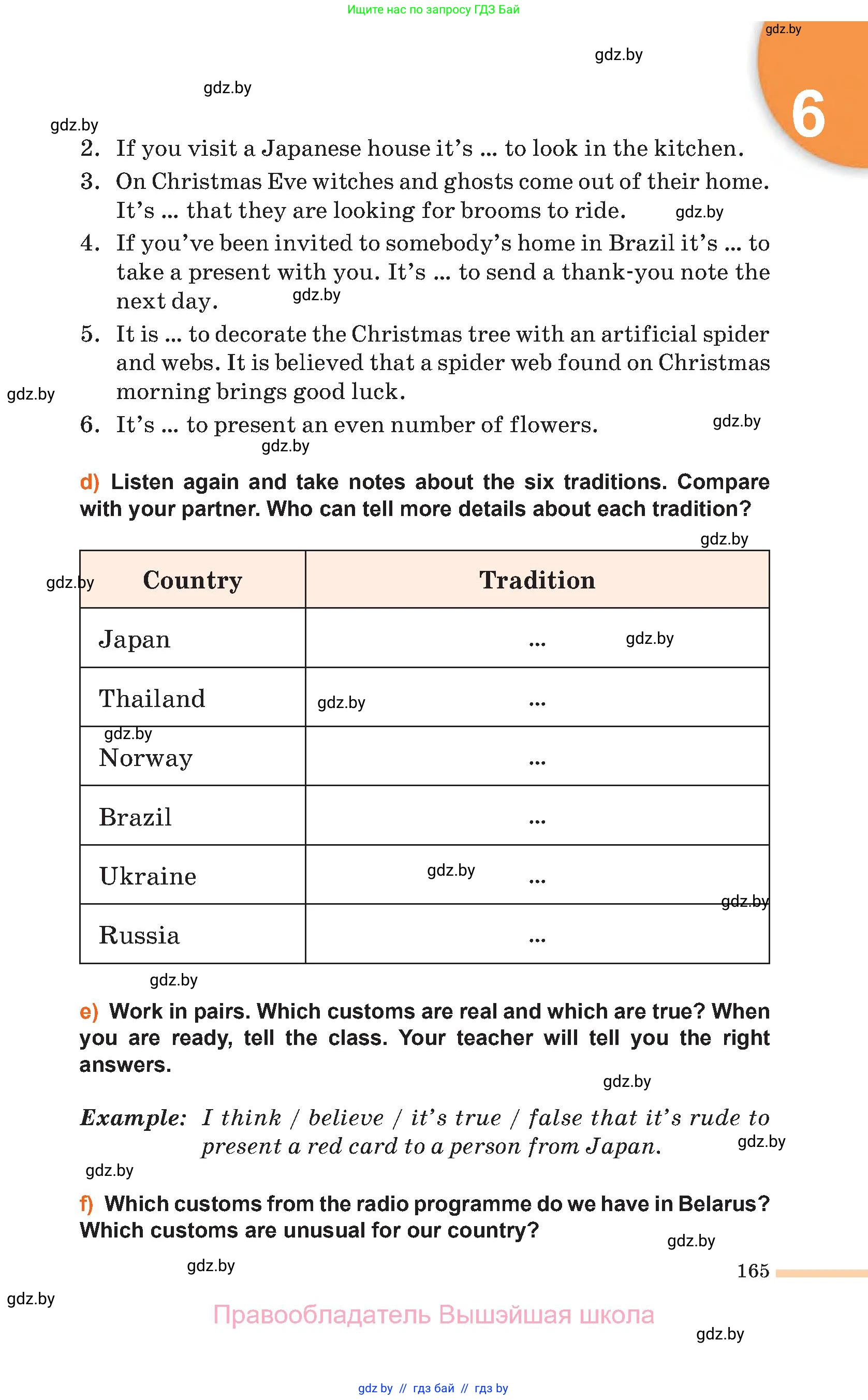 Английский язык (english), 11 класс Учебник (Student's book), авторы: Юхнель Наталья Валентиновна, Демченко Наталья Валентиновна, Романчук Вероника Романовна, Малиновская Елена Александровна, Севрюкова Татьяна Юрьевна, Бушуева Эдите Владиславовна, Наумова Елена Георгиевна, Яковчиц Т Н, издательство Вышэйшая школа, Минск, 2021, бирюзового цвета, страница 165