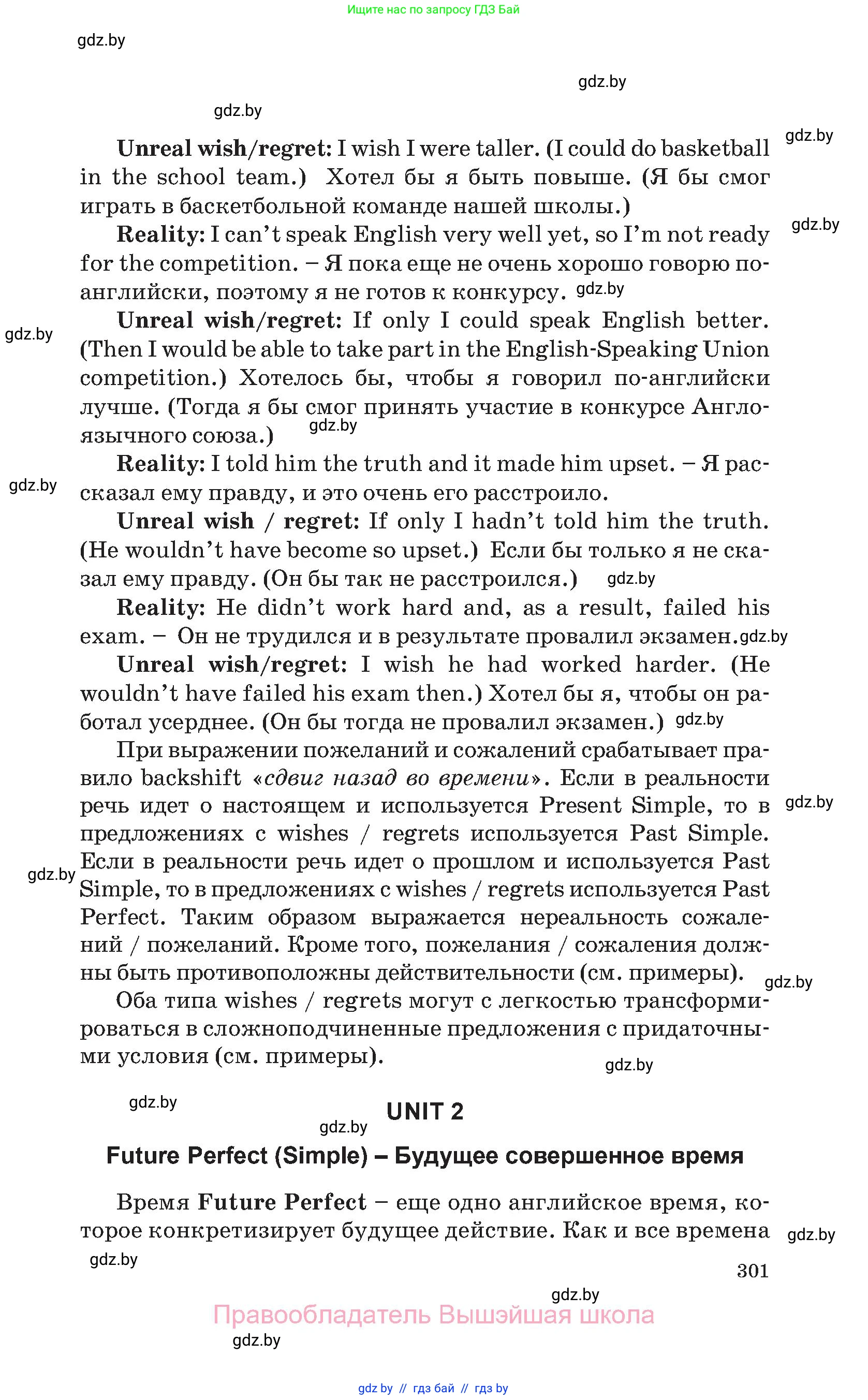 Английский язык (english), 11 класс Учебник (Student's book), авторы: Юхнель Наталья Валентиновна, Демченко Наталья Валентиновна, Романчук Вероника Романовна, Малиновская Елена Александровна, Севрюкова Татьяна Юрьевна, Бушуева Эдите Владиславовна, Наумова Елена Георгиевна, Яковчиц Т Н, издательство Вышэйшая школа, Минск, 2021, бирюзового цвета, страница 301