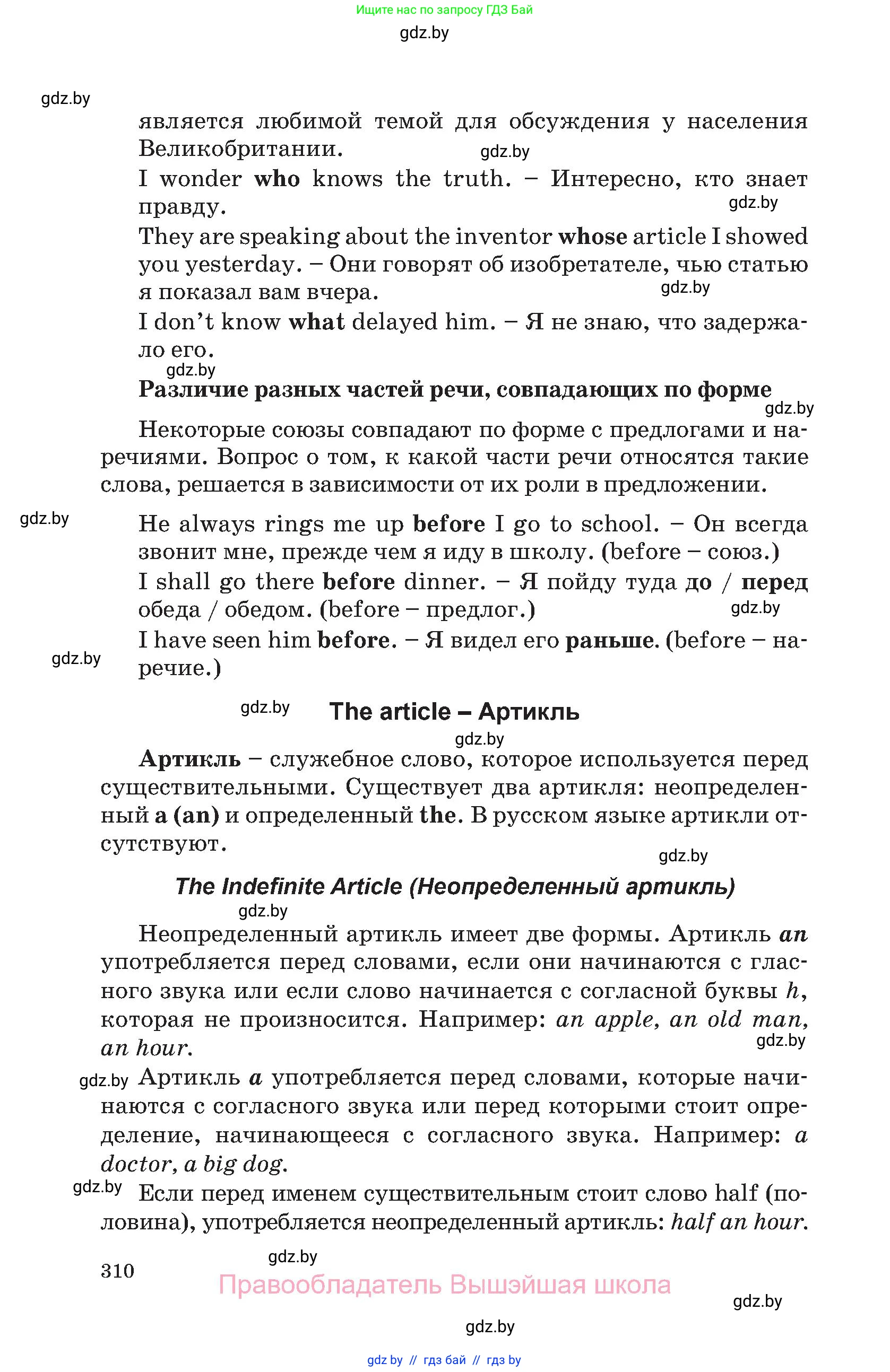 Английский язык (english), 11 класс Учебник (Student's book), авторы: Юхнель Наталья Валентиновна, Демченко Наталья Валентиновна, Романчук Вероника Романовна, Малиновская Елена Александровна, Севрюкова Татьяна Юрьевна, Бушуева Эдите Владиславовна, Наумова Елена Георгиевна, Яковчиц Т Н, издательство Вышэйшая школа, Минск, 2021, бирюзового цвета, страница 310