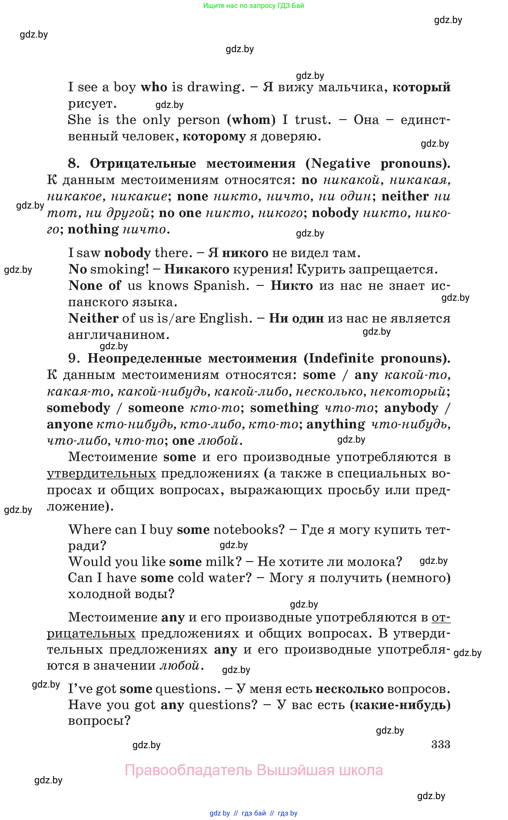 Английский язык (english), 11 класс Учебник (Student's book), авторы: Юхнель Наталья Валентиновна, Демченко Наталья Валентиновна, Романчук Вероника Романовна, Малиновская Елена Александровна, Севрюкова Татьяна Юрьевна, Бушуева Эдите Владиславовна, Наумова Елена Георгиевна, Яковчиц Т Н, издательство Вышэйшая школа, Минск, 2021, бирюзового цвета, страница 333