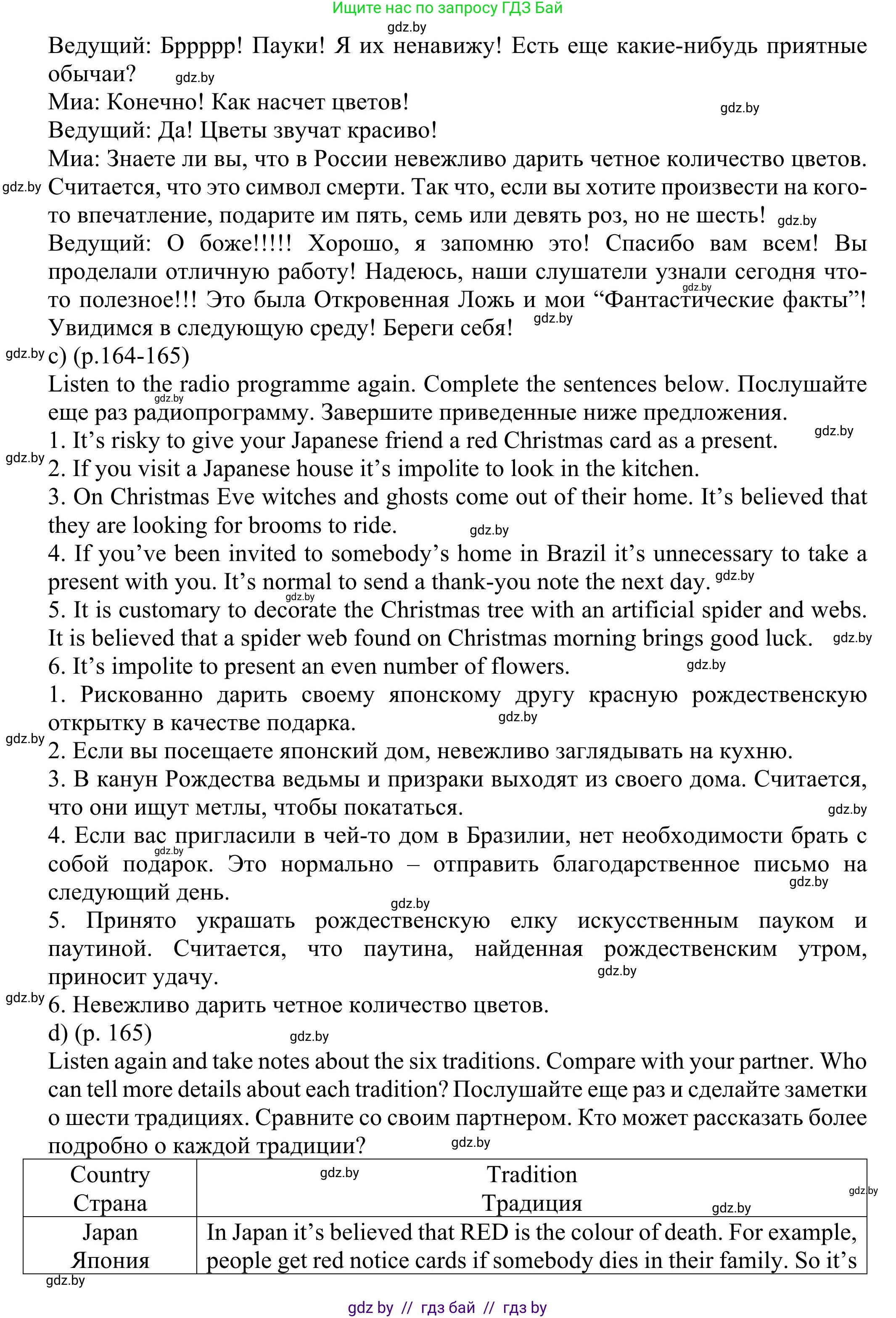 Английский язык (english), 11 класс Учебник (Student's book), авторы: Юхнель Наталья Валентиновна, Демченко Наталья Валентиновна, Романчук Вероника Романовна, Малиновская Елена Александровна, Севрюкова Татьяна Юрьевна, Бушуева Эдите Владиславовна, Наумова Елена Георгиевна, Яковчиц Т Н, издательство Вышэйшая школа, Минск, 2021, бирюзового цвета, страница 164, номер 2, Решение (продолжение 4)