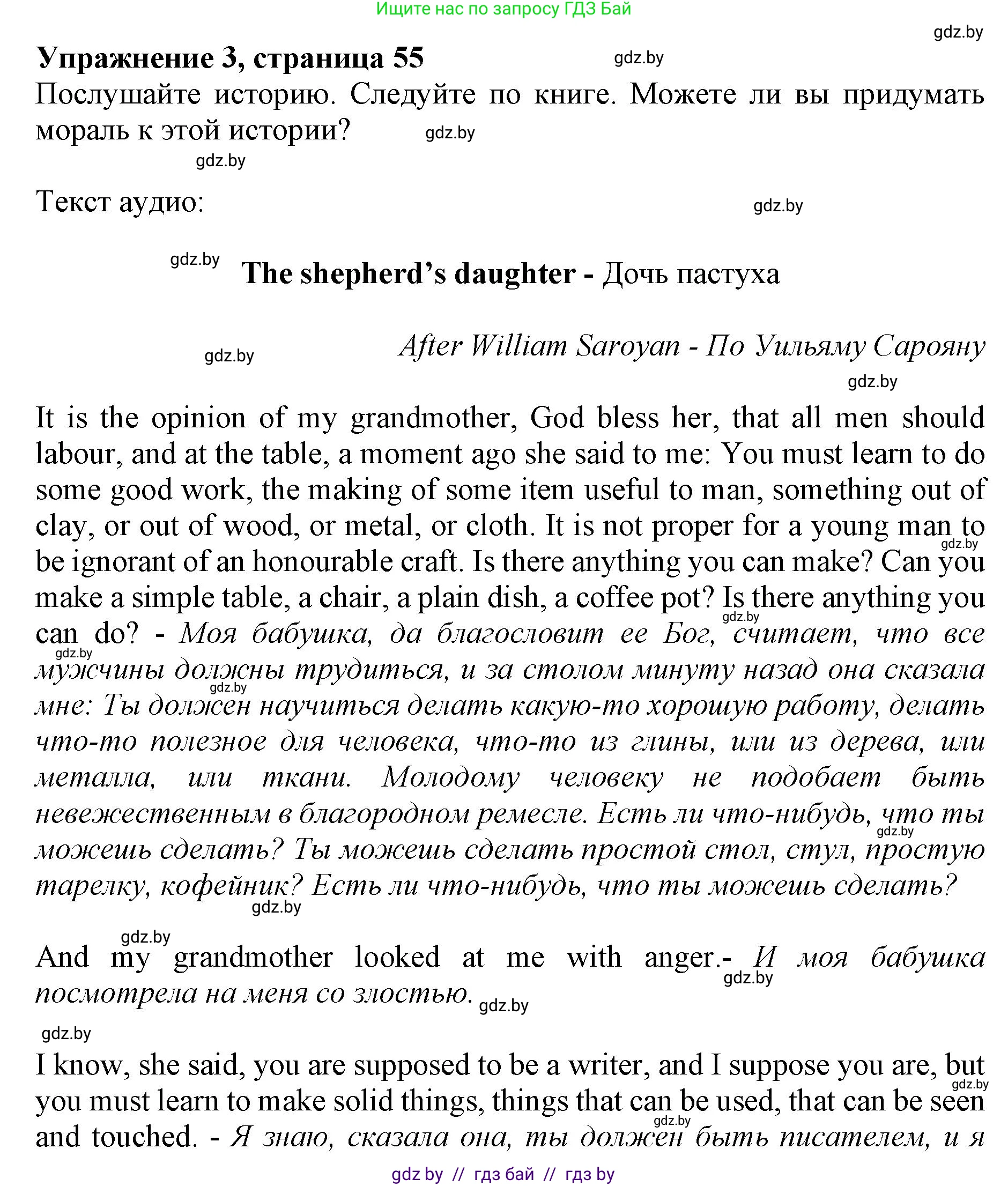 Английский язык (english), 11 класс Учебник (Student's book), авторы: Юхнель Наталья Валентиновна, Демченко Наталья Валентиновна, Романчук Вероника Романовна, Малиновская Елена Александровна, Севрюкова Татьяна Юрьевна, Бушуева Эдите Владиславовна, Наумова Елена Георгиевна, Яковчиц Т Н, издательство Вышэйшая школа, Минск, 2021, бирюзового цвета, страница 55, номер 3, Решение 2