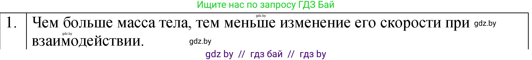 Физика, 7 класс Учебник, авторы: Исаченкова Лариса Артёмовна, Громыко Елена Владимировна, Лещинский Юрий Дмитриевич, издательство Народная асвета, Минск, 2022, бирюзового цвета, страница 74, номер 1, Решение 1