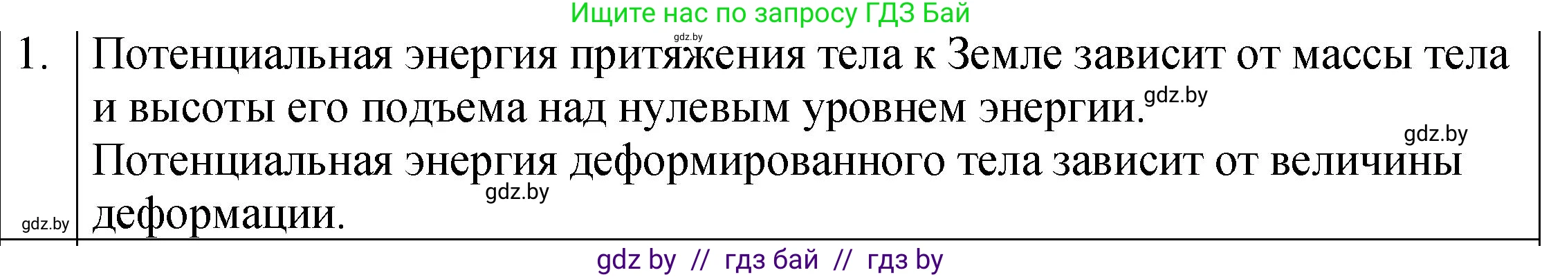 Физика, 7 класс Учебник, авторы: Исаченкова Лариса Артёмовна, Громыко Елена Владимировна, Лещинский Юрий Дмитриевич, издательство Народная асвета, Минск, 2022, бирюзового цвета, страница 150, номер 1, Решение 1