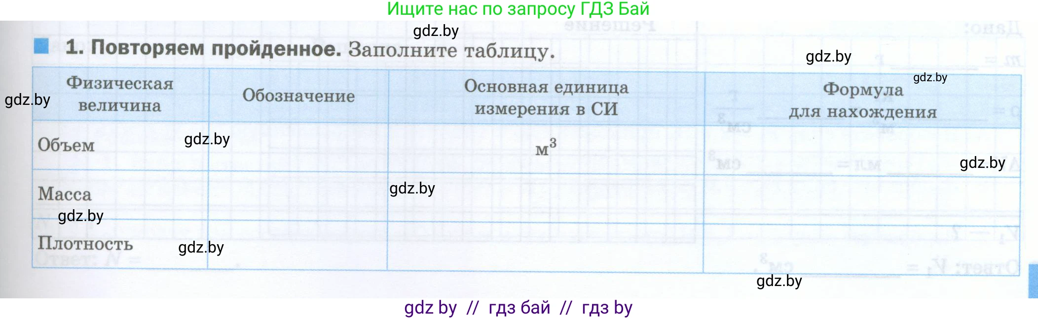 Физика, 7 класс обучающая тетрадь, авторы: Шабусов Анатолий Константинович, Дубина Максим Викторович, Батурчик Борис Петрович, издательство Новое знание, Минск, 2021, жёлтого цвета, страница 47, номер 1, Условие