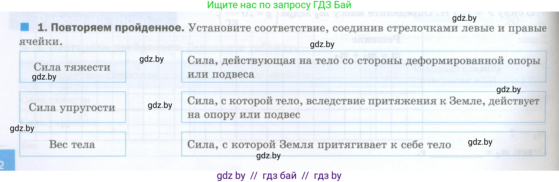 Физика, 7 класс обучающая тетрадь, авторы: Шабусов Анатолий Константинович, Дубина Максим Викторович, Батурчик Борис Петрович, издательство Новое знание, Минск, 2021, жёлтого цвета, страница 62, номер 1, Условие